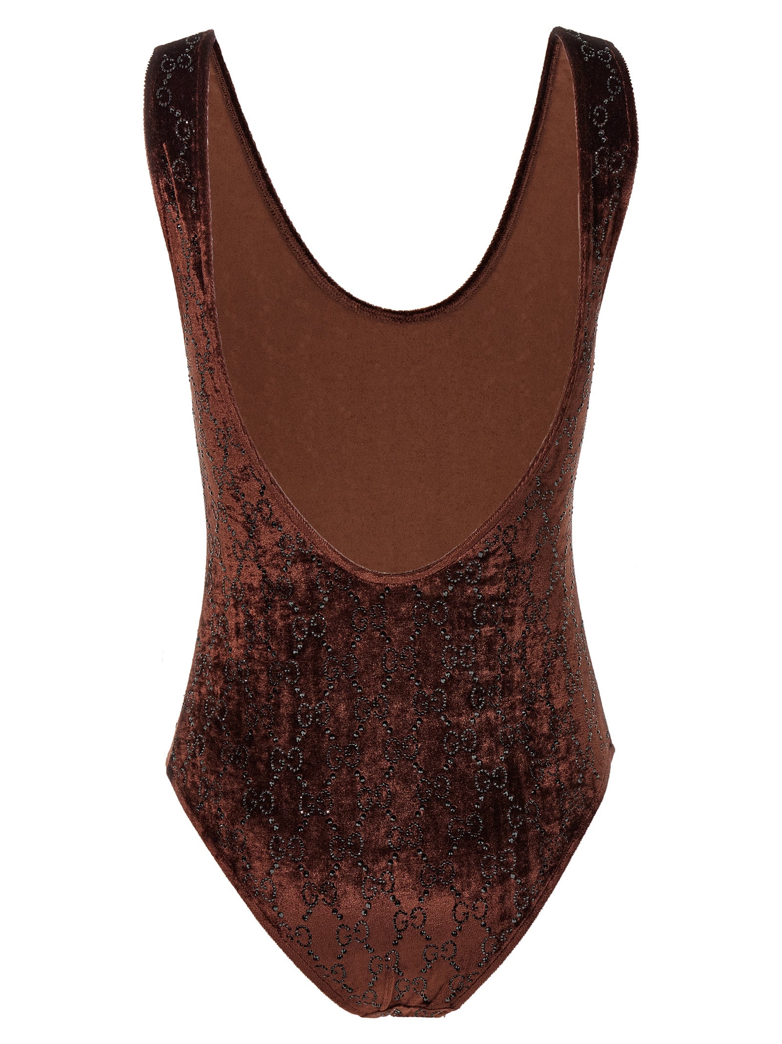 Gucci Brown Polyamide Women's Bodysuit