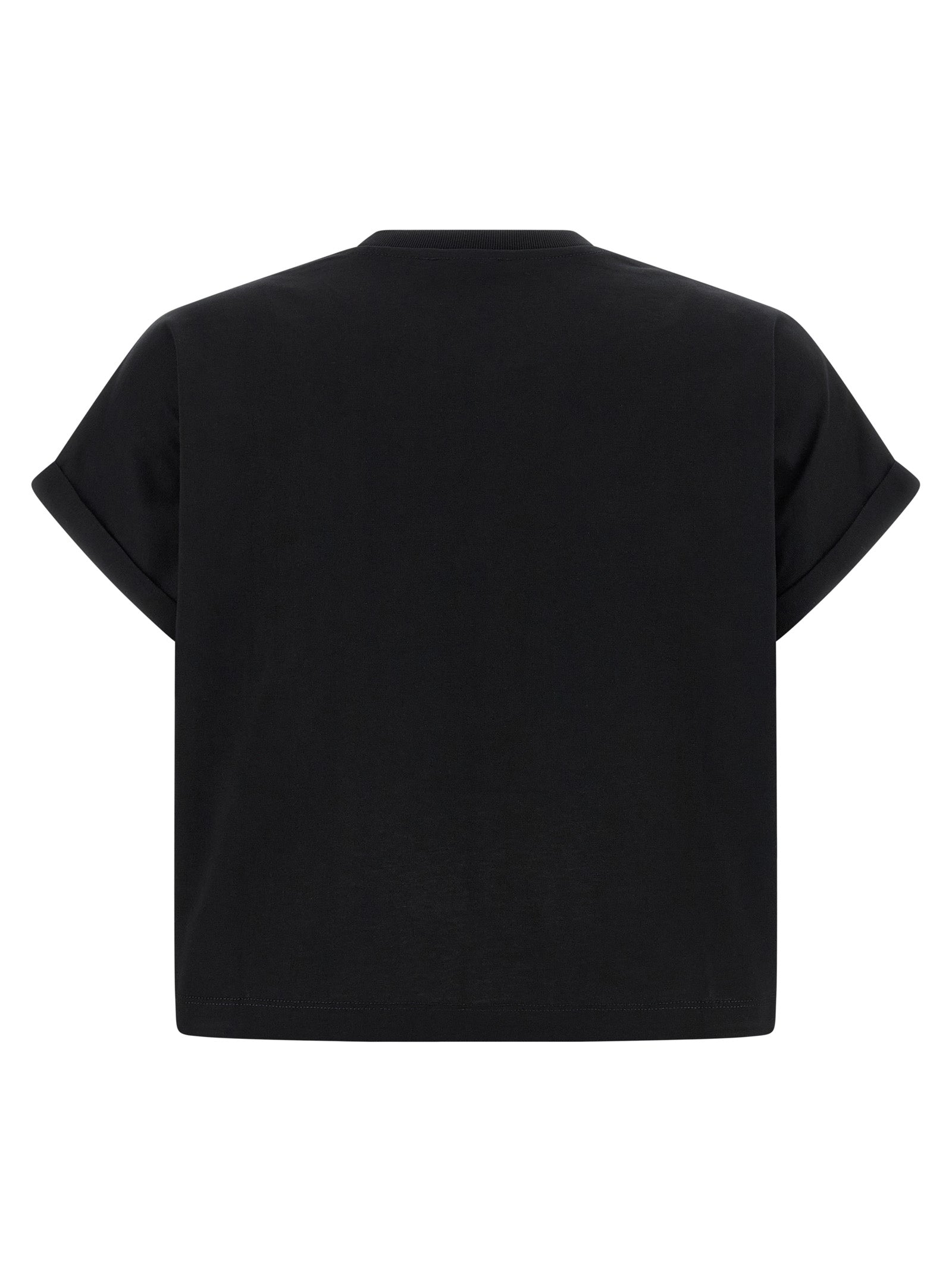 Balmain Black Cotton Women's T-Shirt