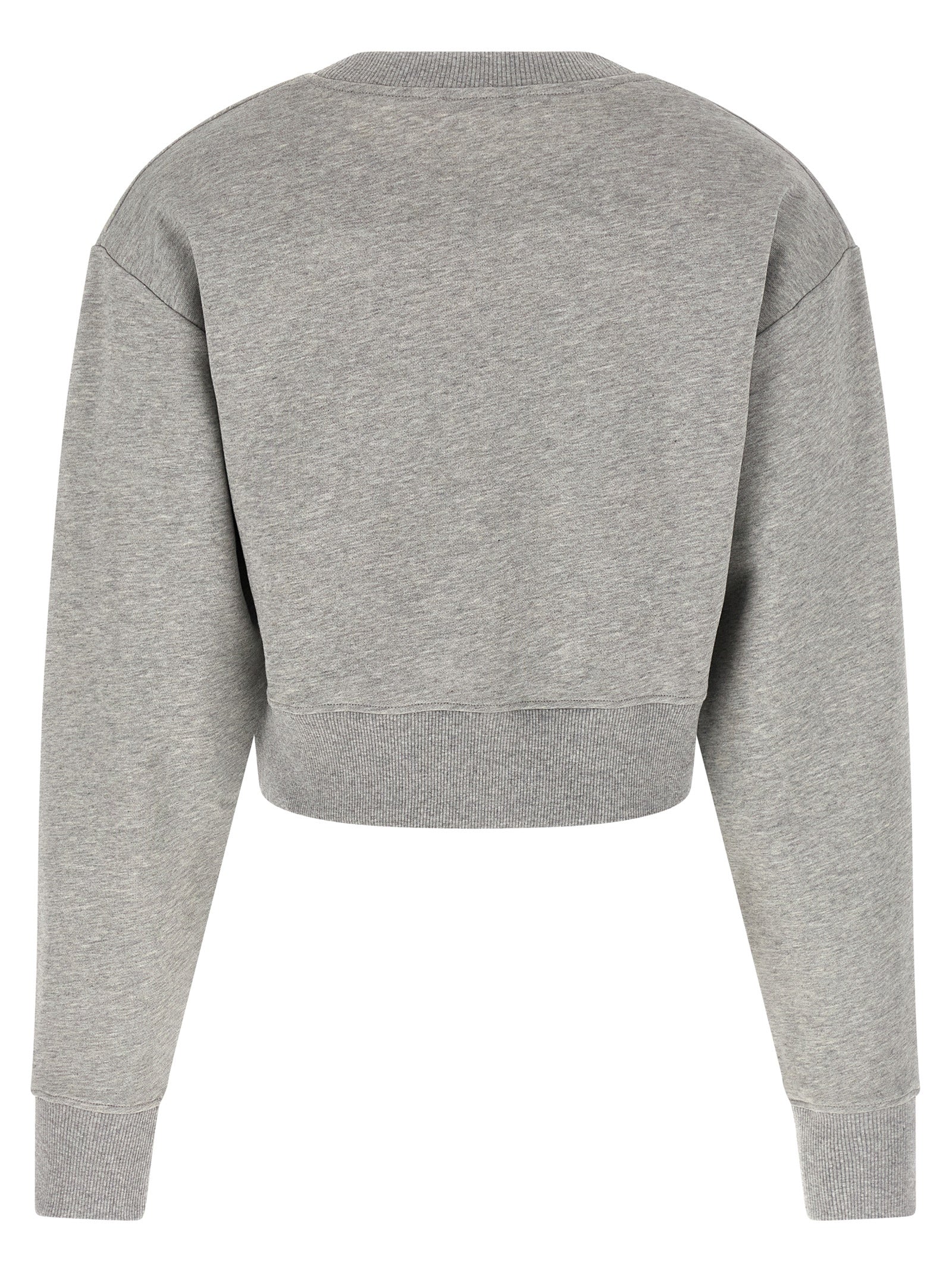 Balmain Gray Cotton Women's Sweatshirt
