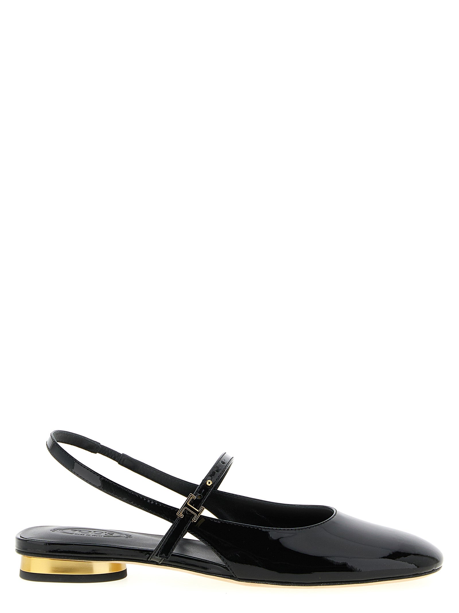 Tod's Black Calfskin Ballet Women's Flats
