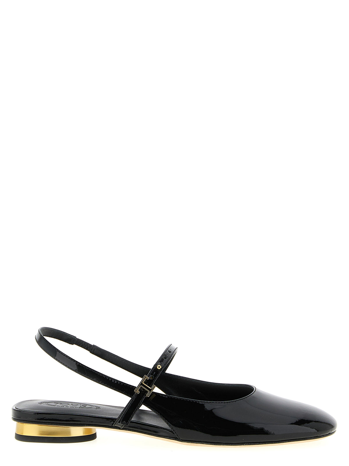 Tod's Black Calfskin Ballet Women's Flats