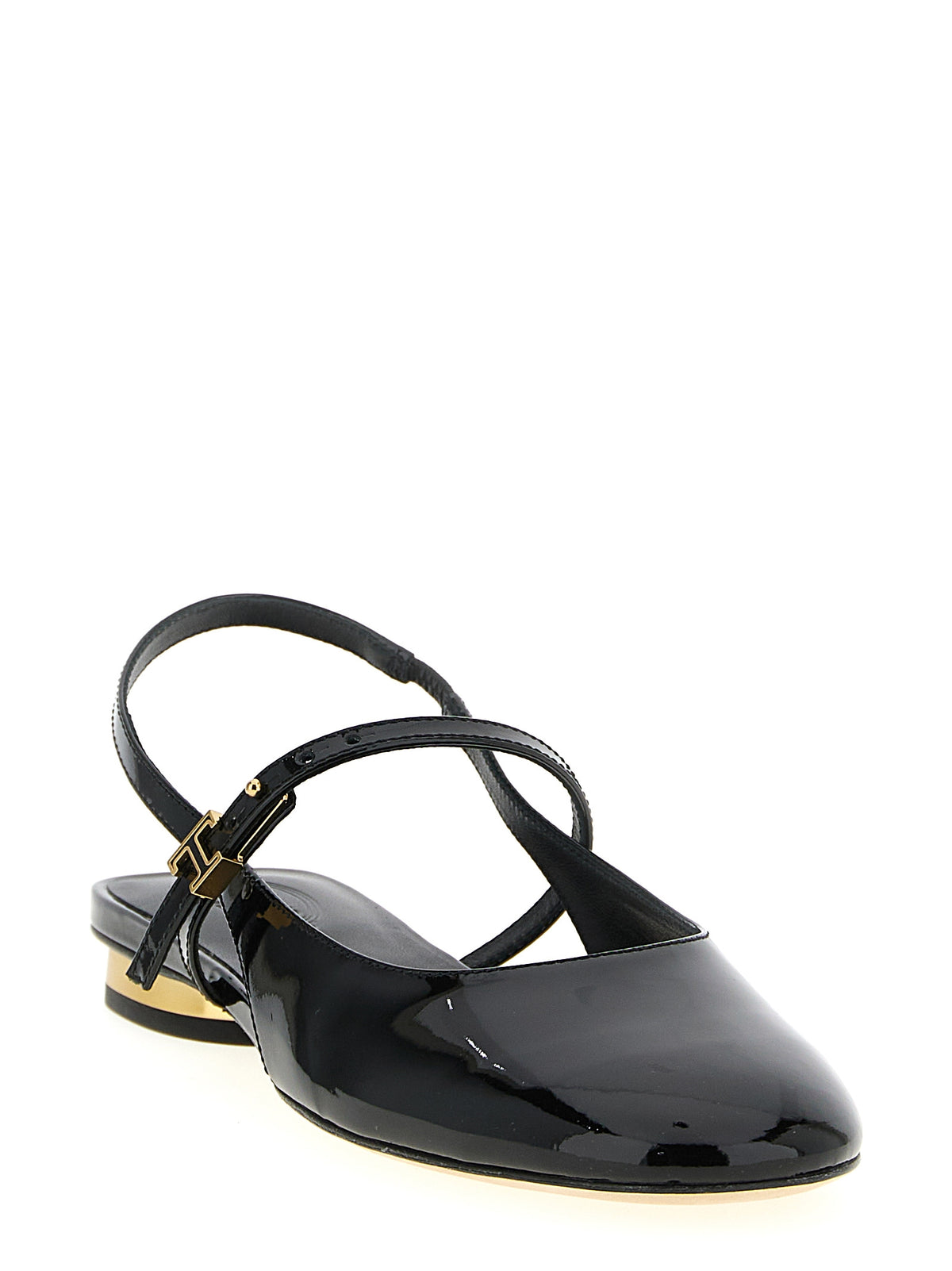 Tod's Black Calfskin Ballet Women's Flats