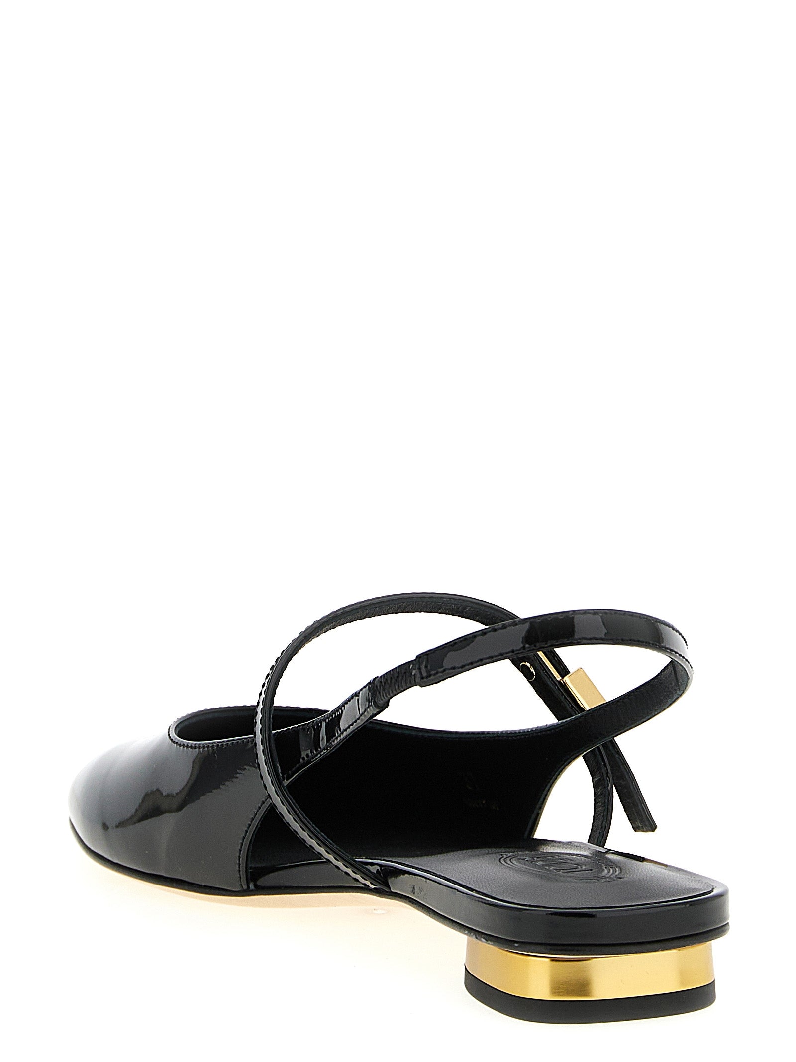 Tod's Black Calfskin Ballet Women's Flats