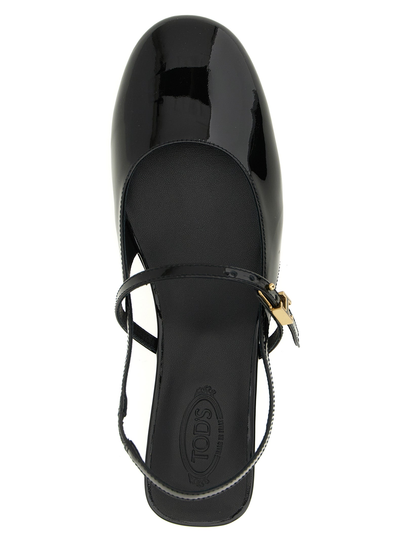 Tod's Black Calfskin Ballet Women's Flats