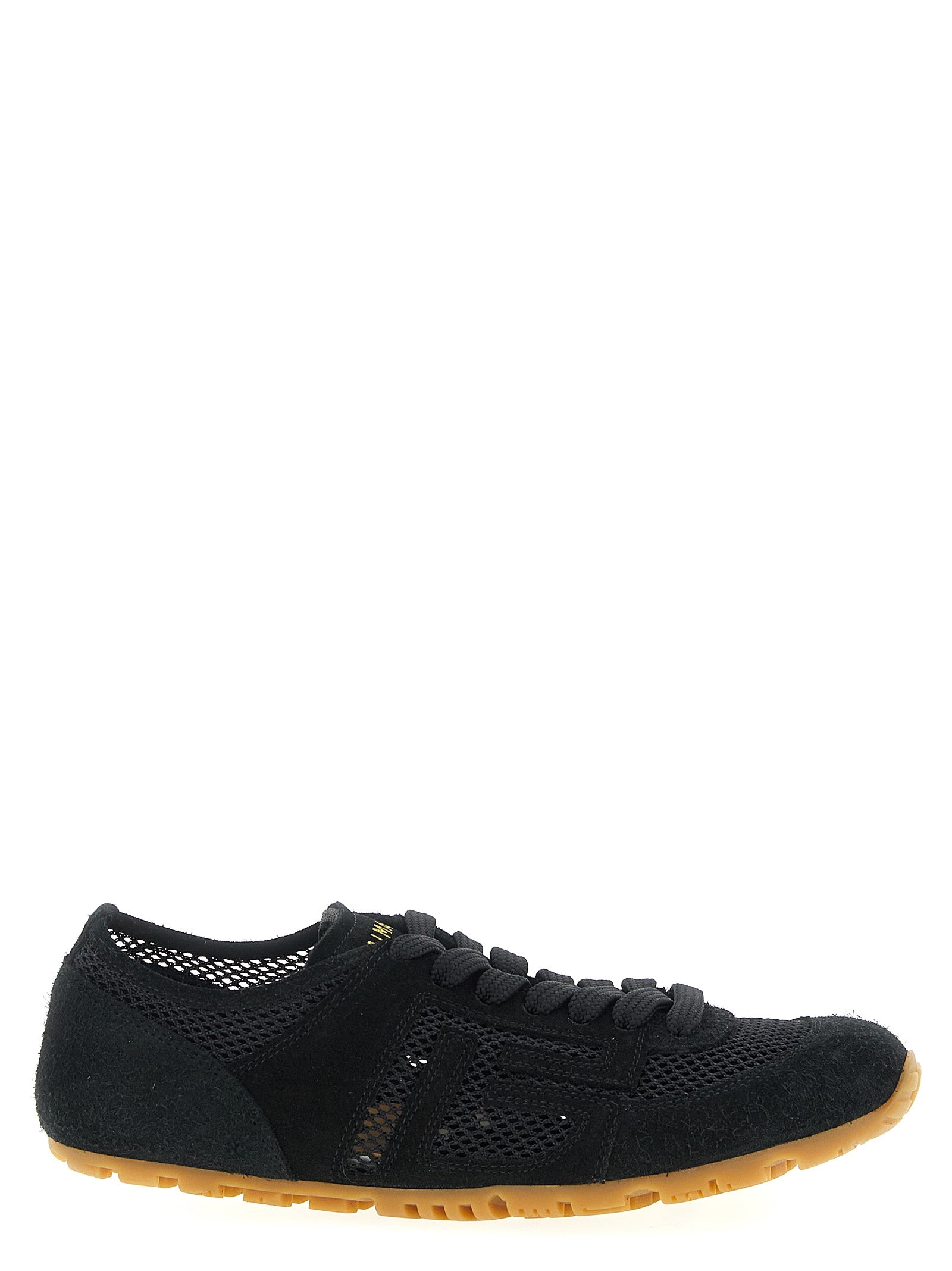 Balmain Black Calfskin Athletic Women's Sneakers