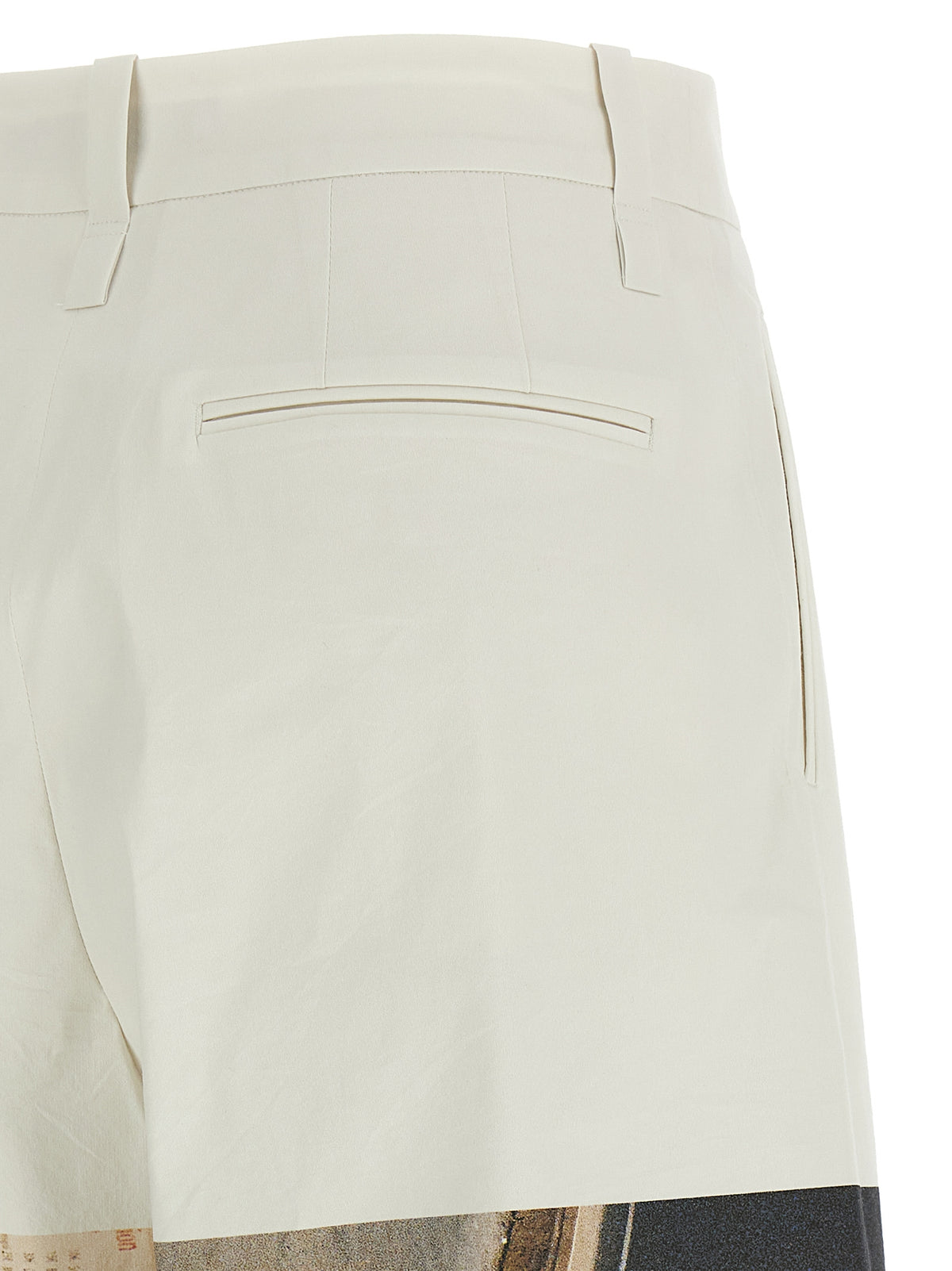 Issey Miyake White Polyamide Casual Women's Pants