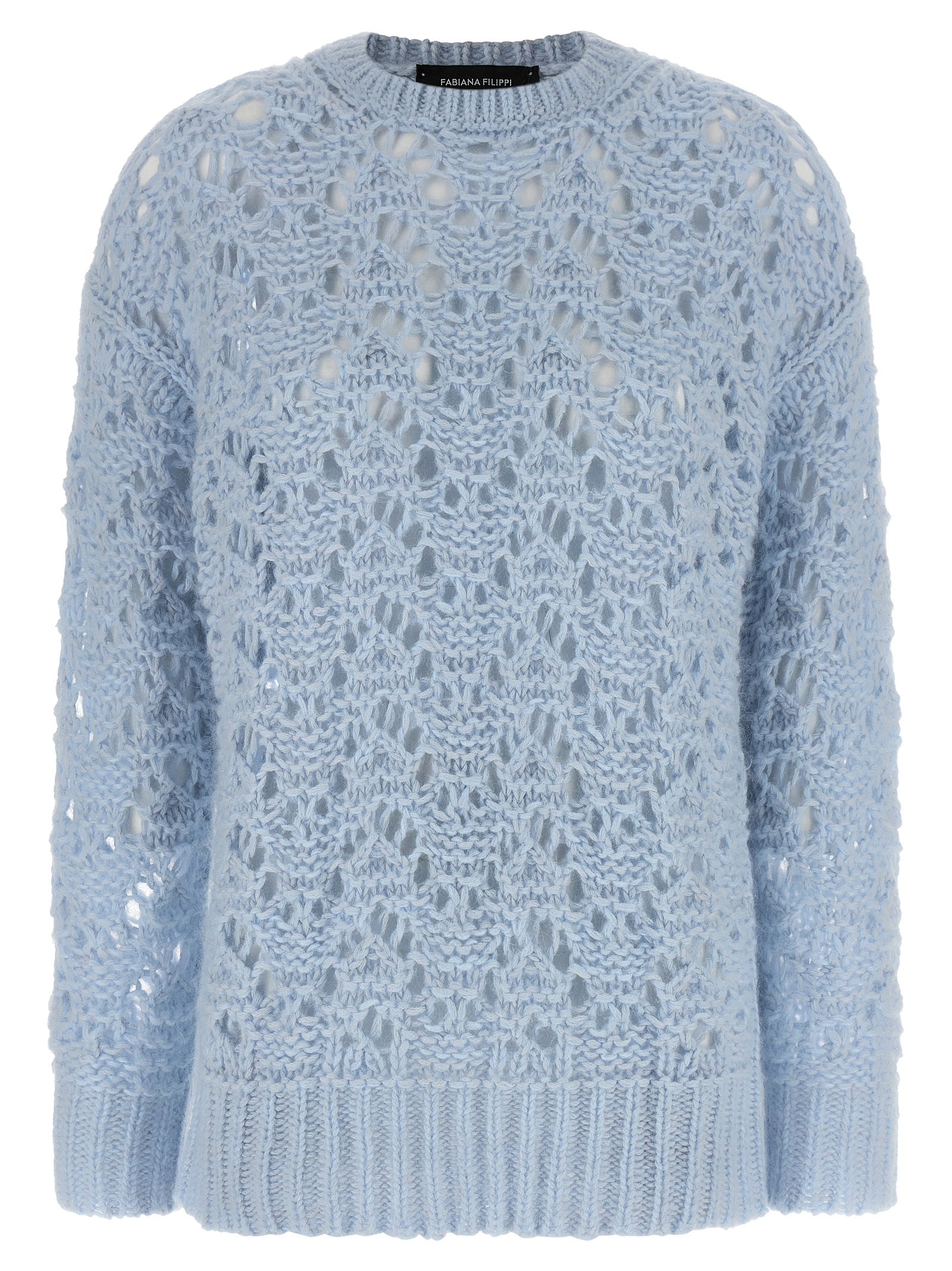 Fabiana Filippi Blue Virgin Wool Women's Cardigan