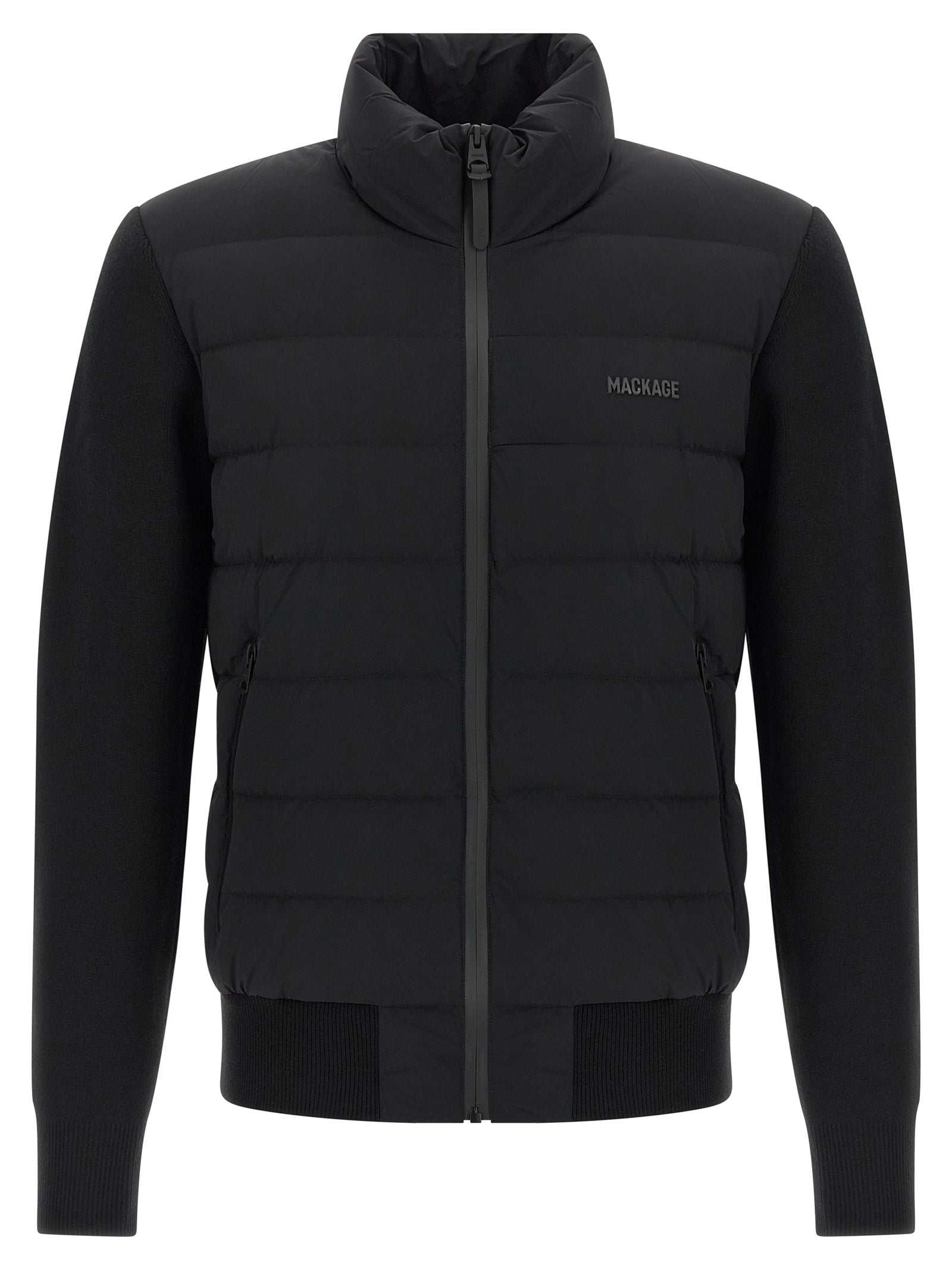 Mackage Blue Nylon Men's Cardigan
