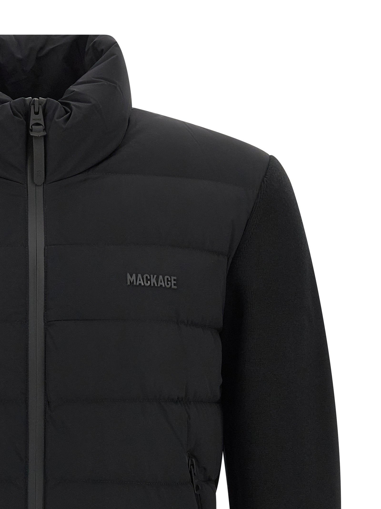 Mackage Blue Nylon Men's Cardigan