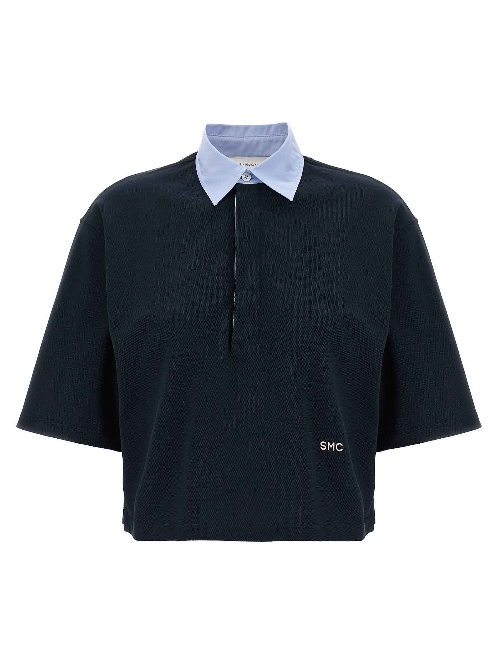 Stella McCartney Blue Cotton Polo Women's Shirt