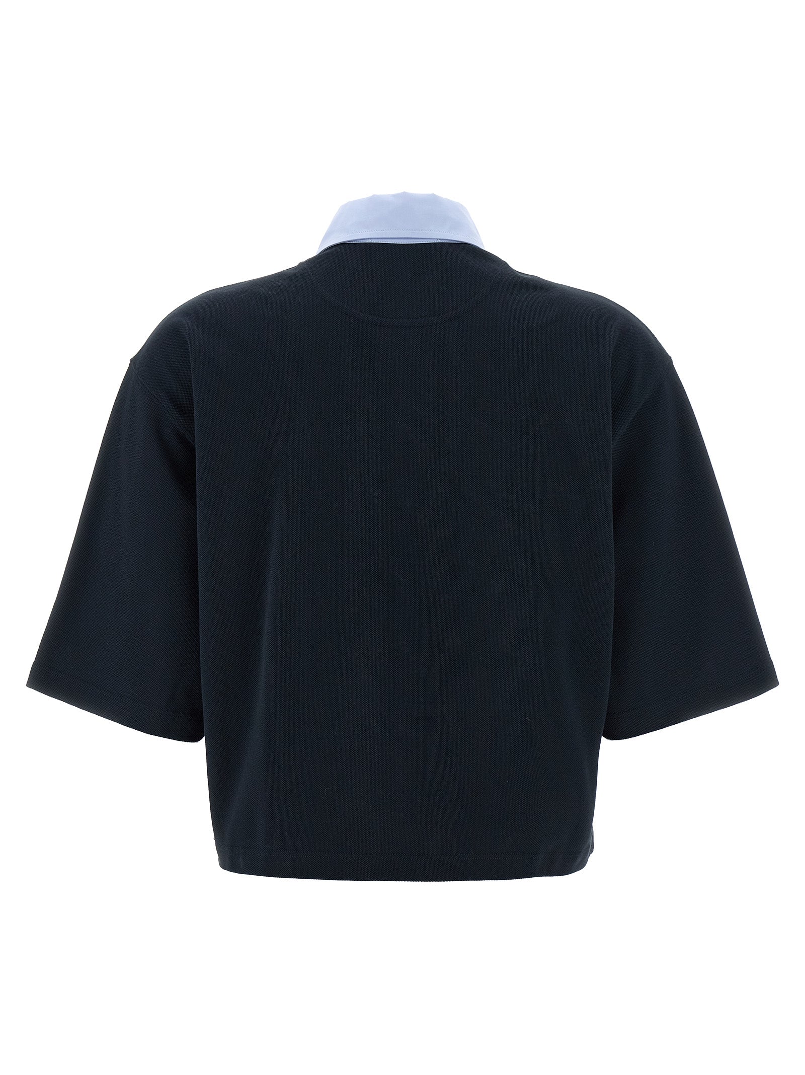 Stella McCartney Blue Cotton Polo Women's Shirt