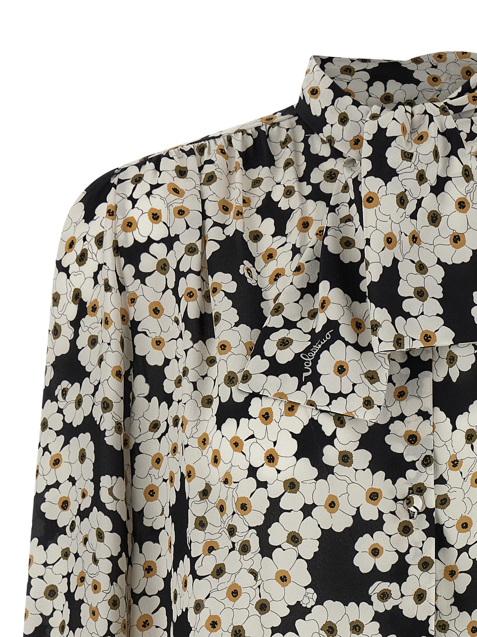 Valentino Garavani Bicolor Silk Women's Blouse