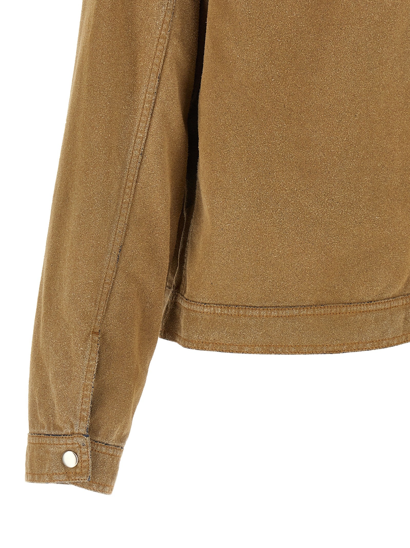 MM6 Maison Margiela Beige Cotton Denim Men's Jacket
