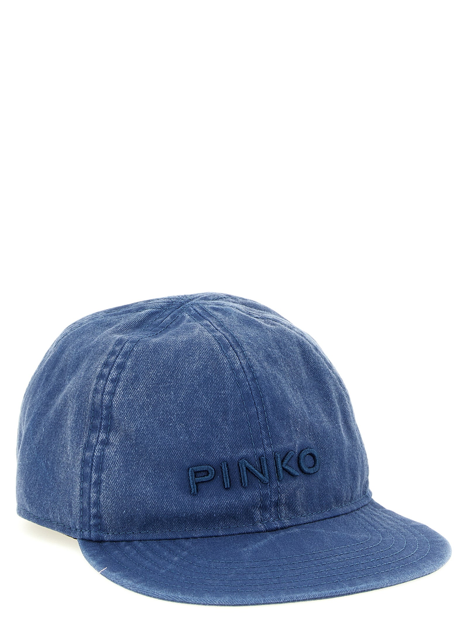 PINKO Blue Cotton Cap (Baseball Women's Hat)