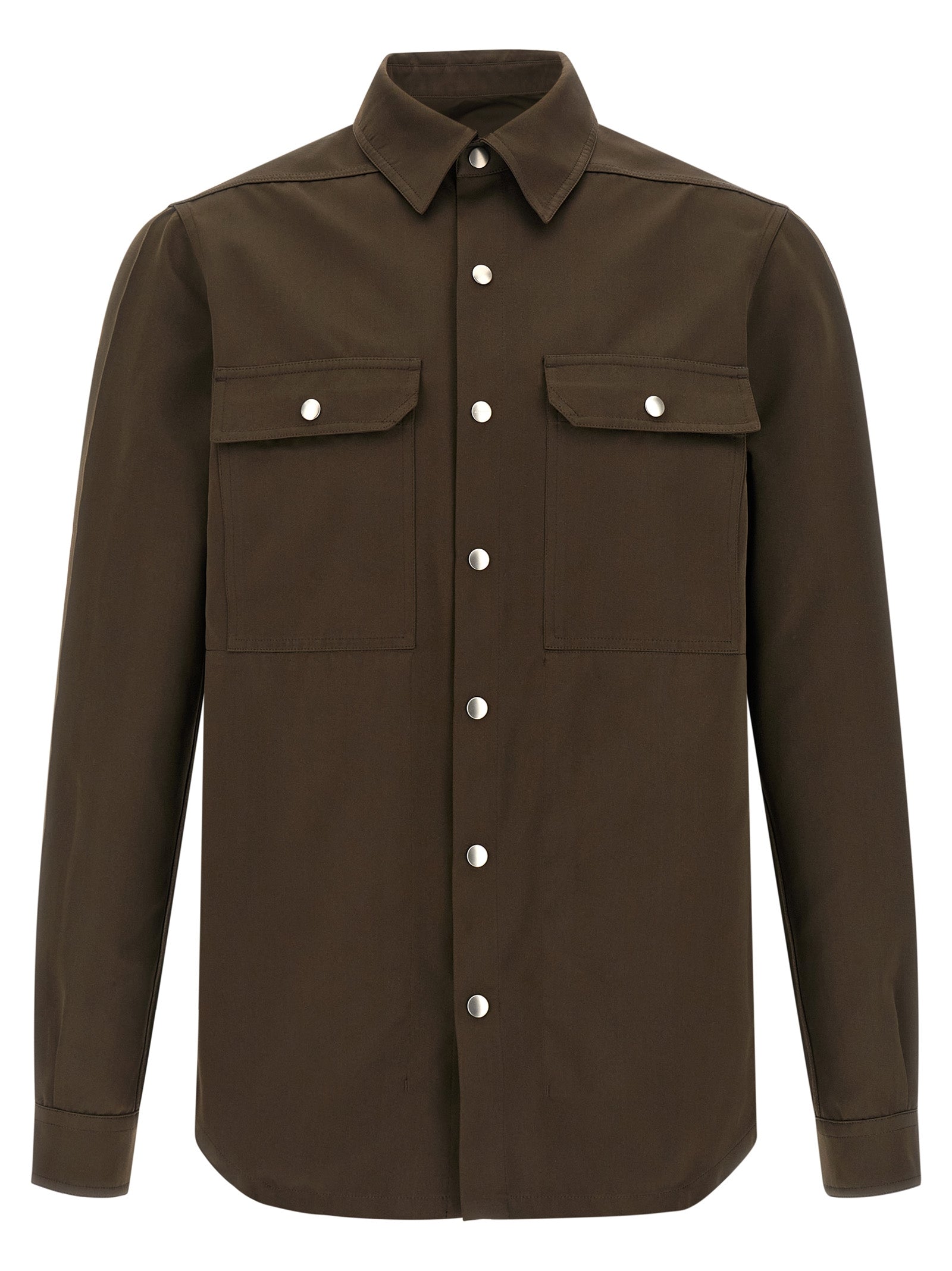 Rick Owens Brown Polyester Men's Blouse