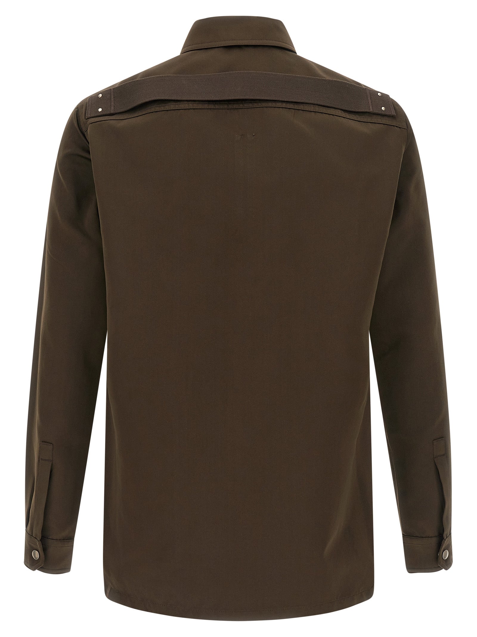 Rick Owens Brown Polyester Men's Blouse