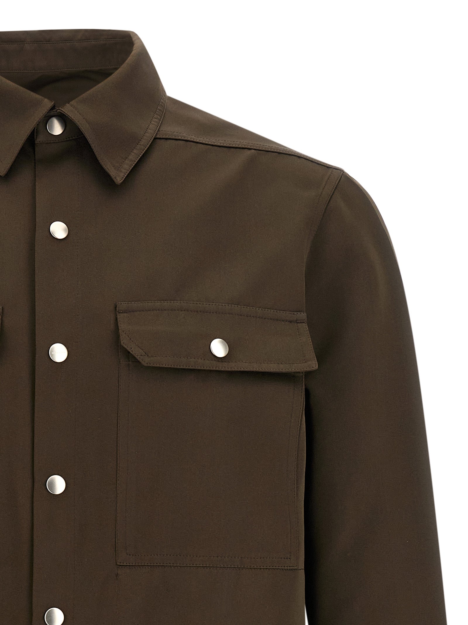 Rick Owens Brown Polyester Men's Blouse