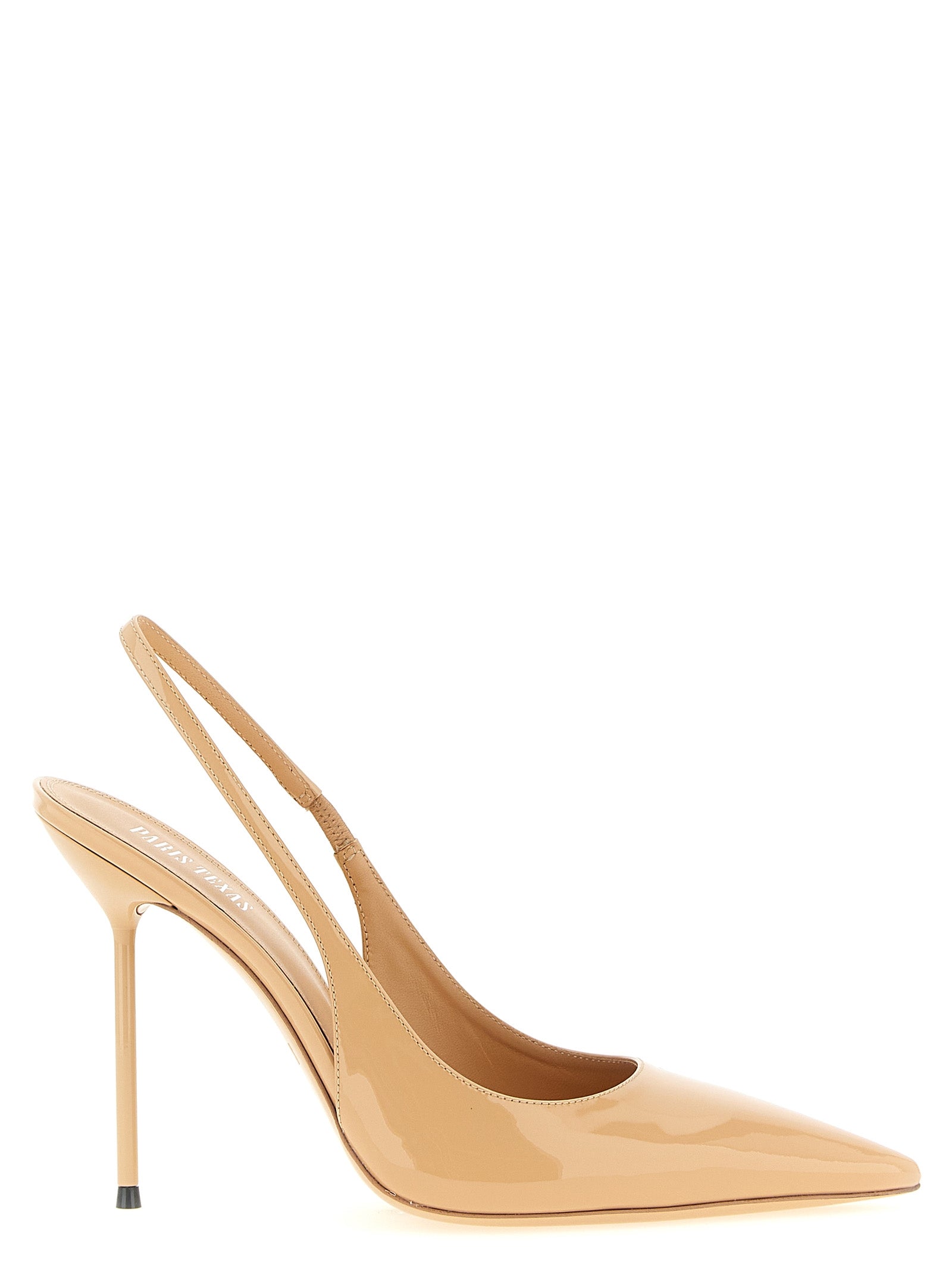 Paris Texas Beige Calfskin High Heel Women's Pumps