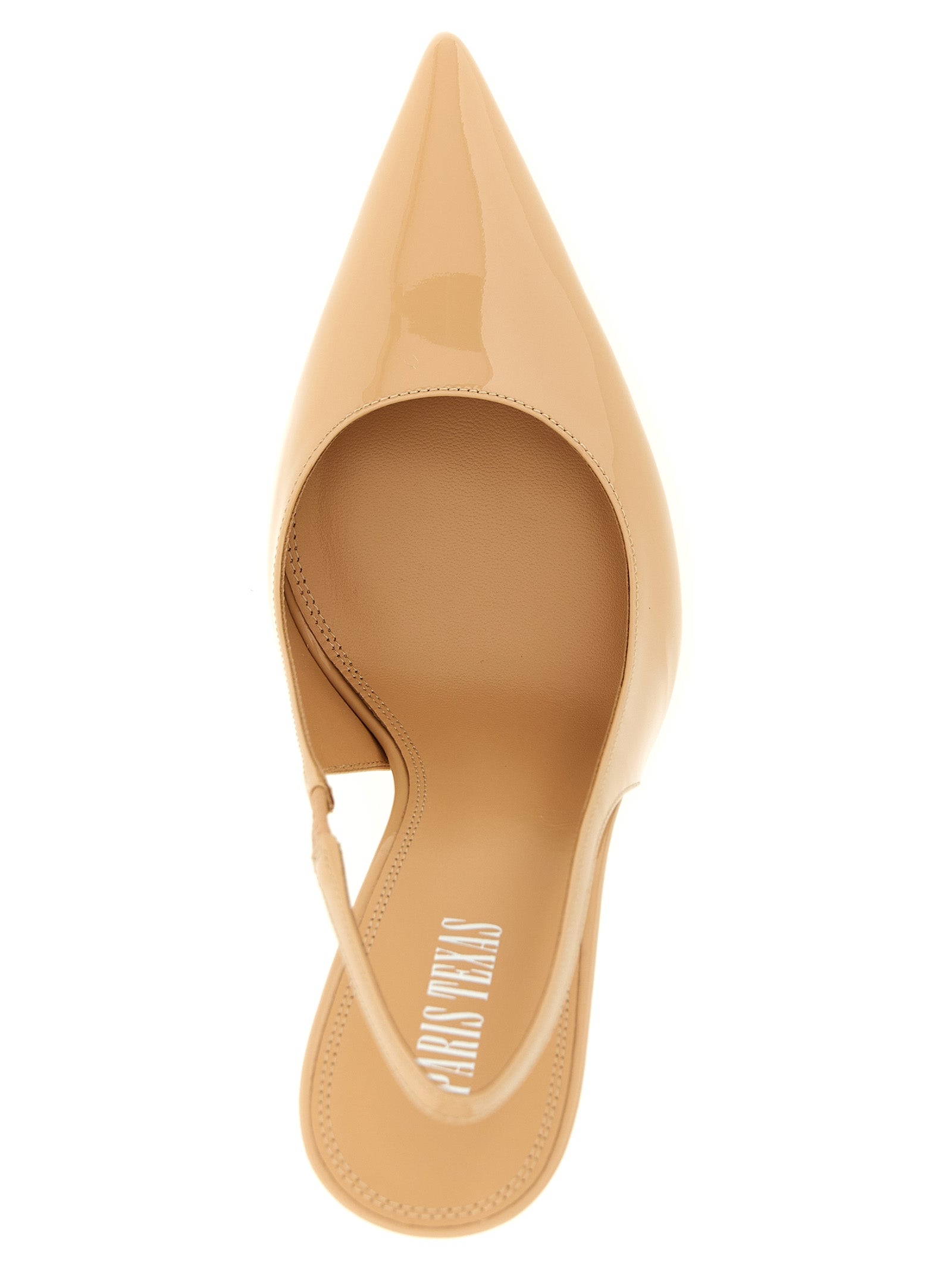 Paris Texas Beige Calfskin High Heel Women's Pumps