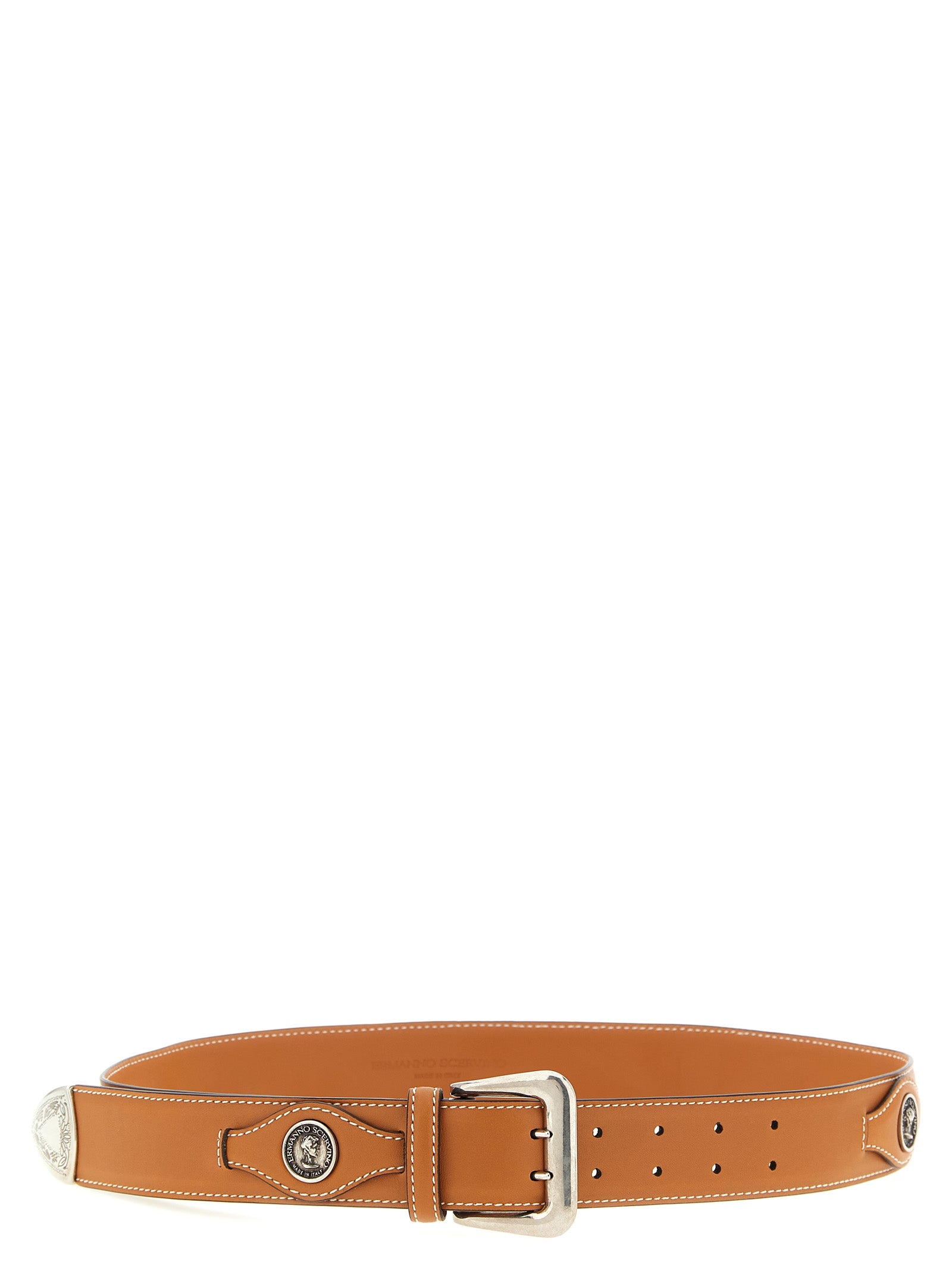 Ermanno Scervino Brown Calfskin Regular Women's Belt