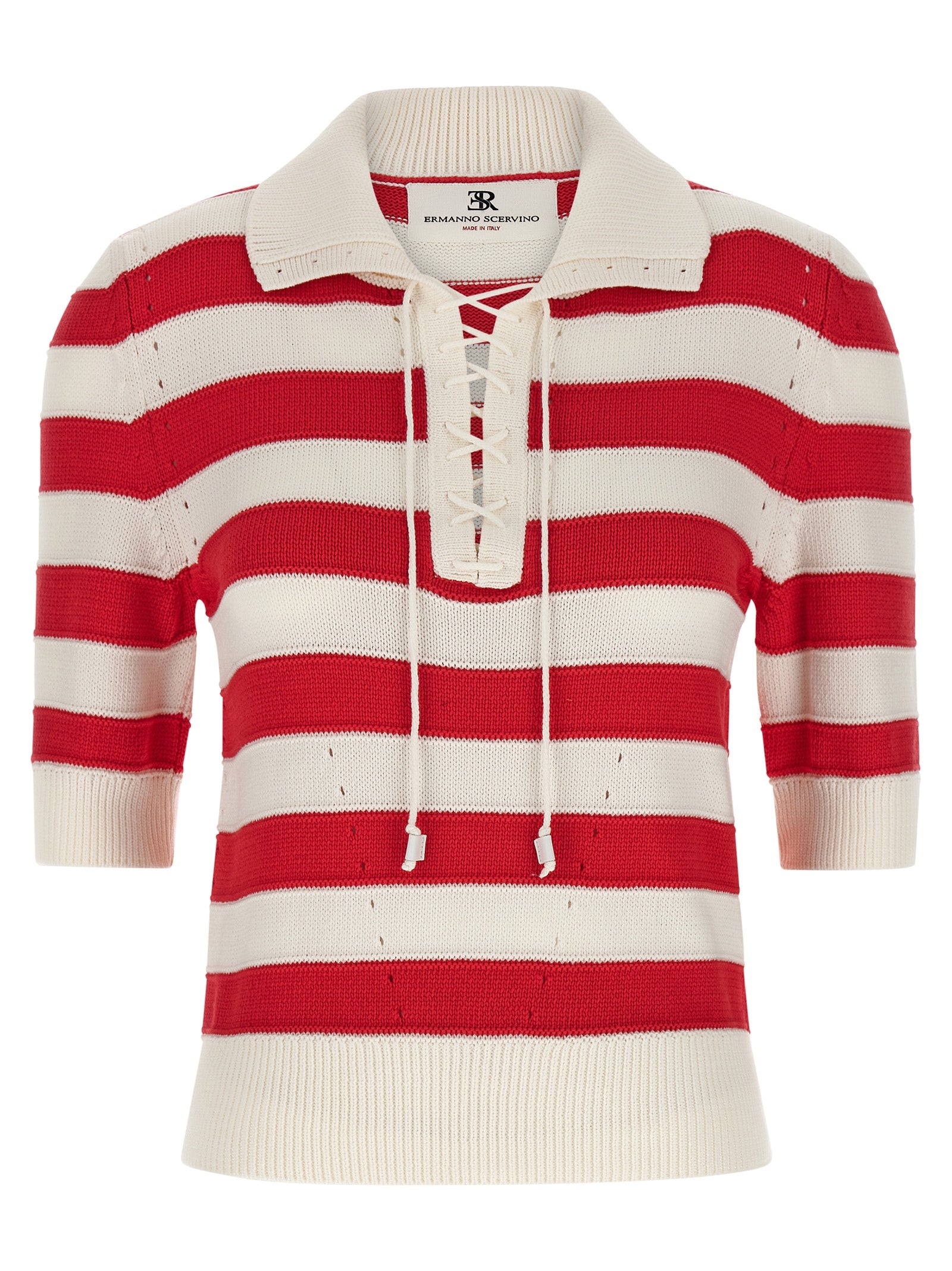 Ermanno Scervino Multicolor Cotton Polo Women's Shirt