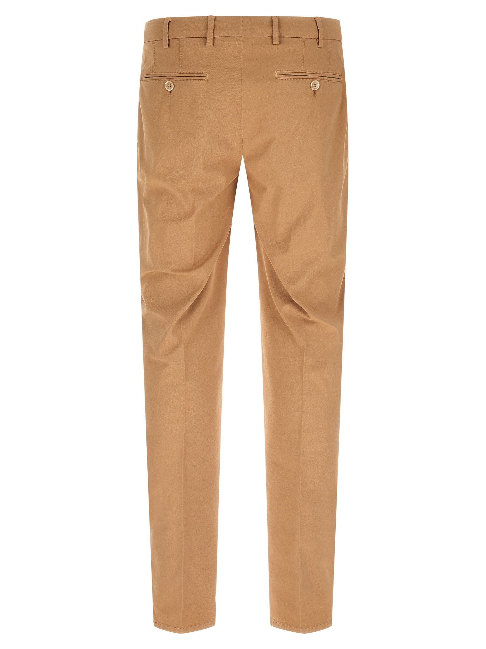 Brunello Cucinelli Beige Cotton Casual Men's Pants