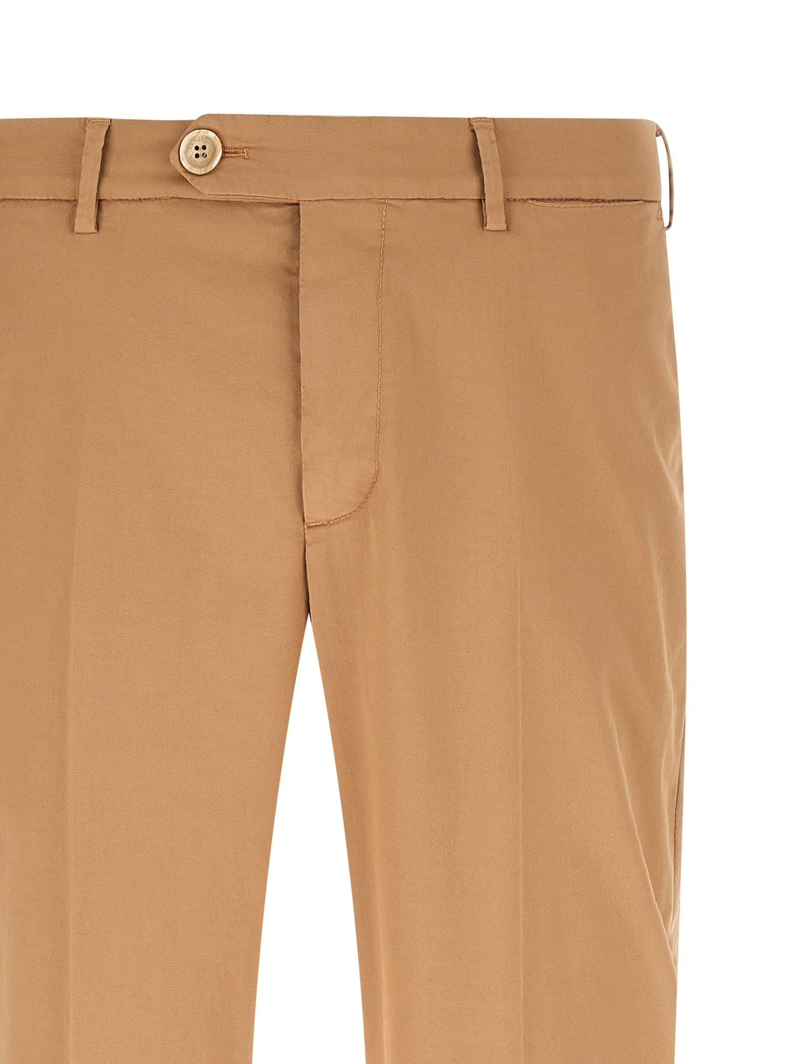 Brunello Cucinelli Beige Cotton Casual Men's Pants