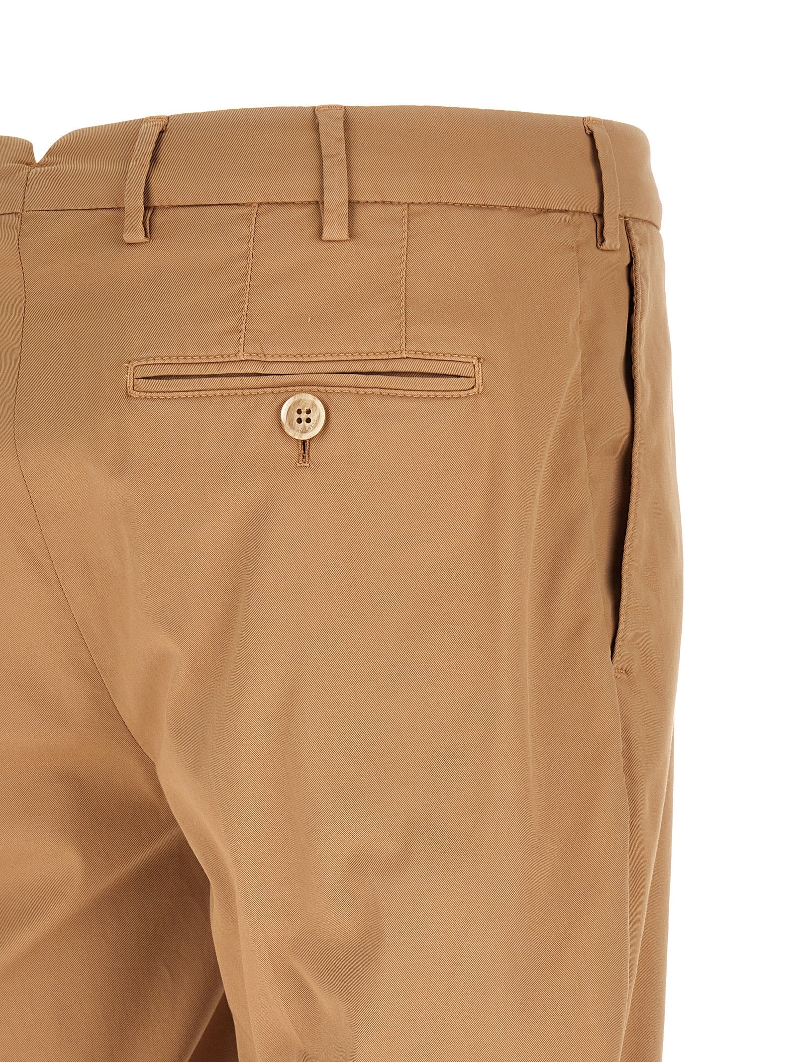 Brunello Cucinelli Beige Cotton Casual Men's Pants