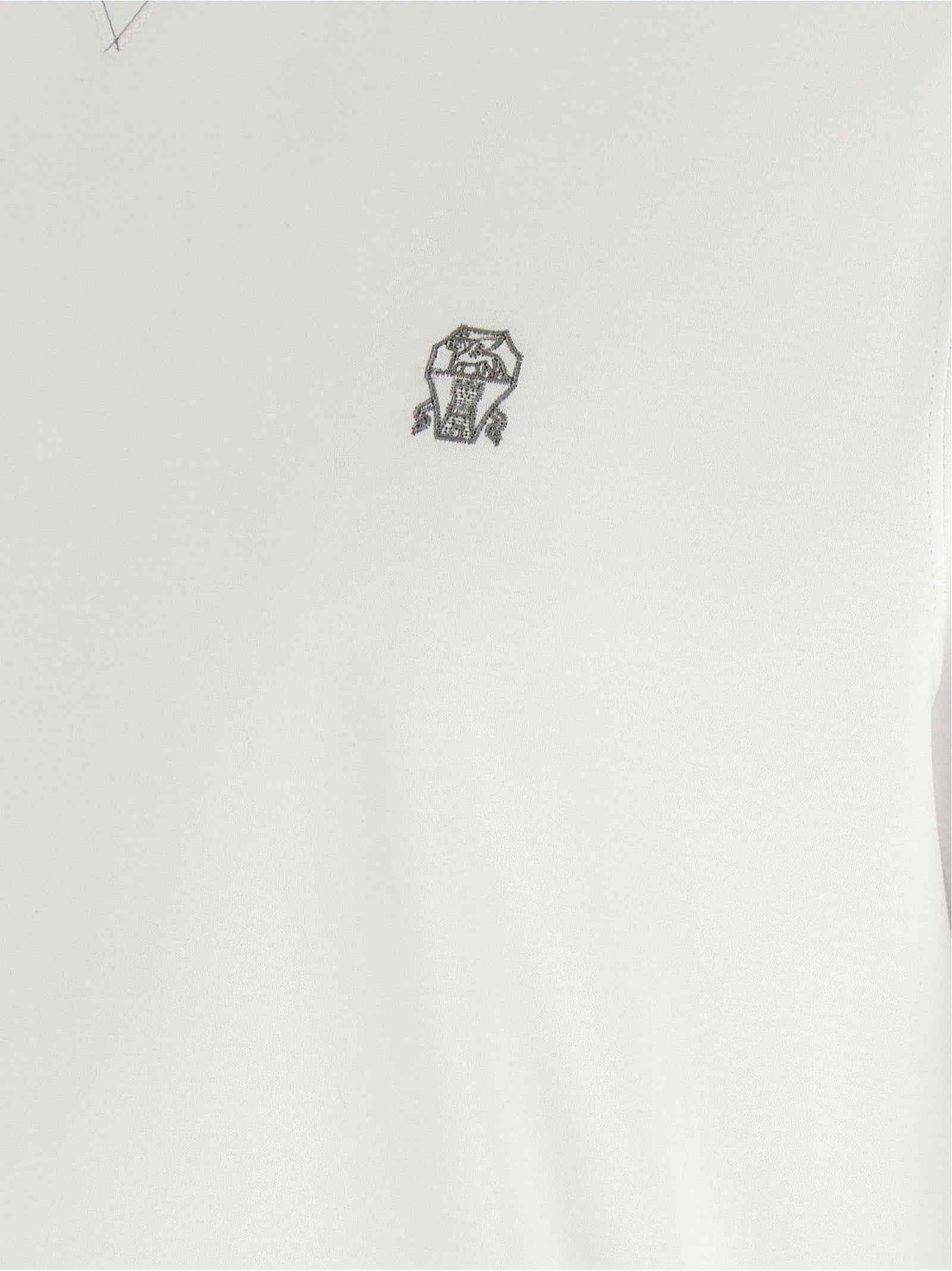 Brunello Cucinelli White Cotton Men's T-Shirt