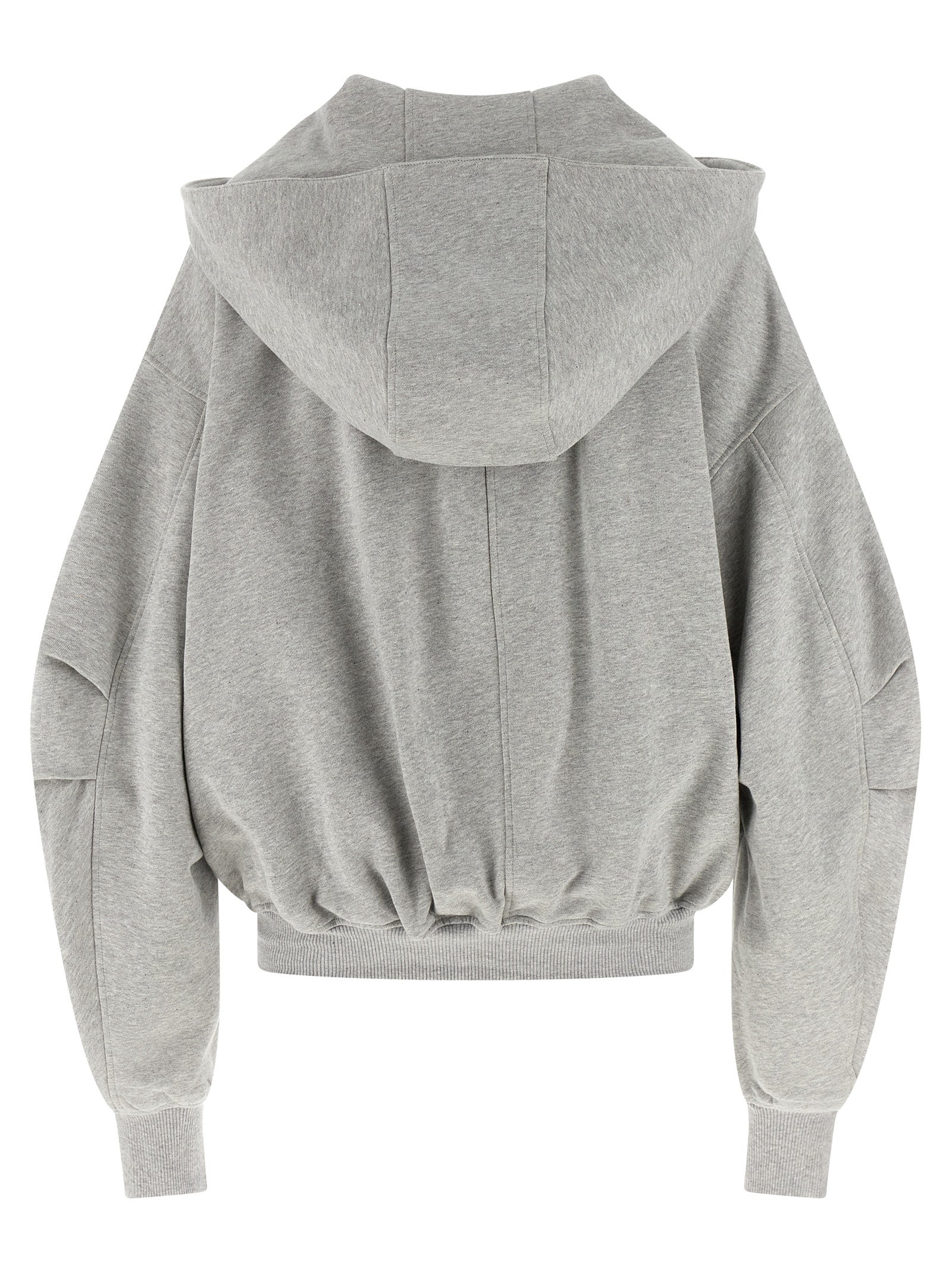 The Attico Gray Cotton Women's Sweatshirt