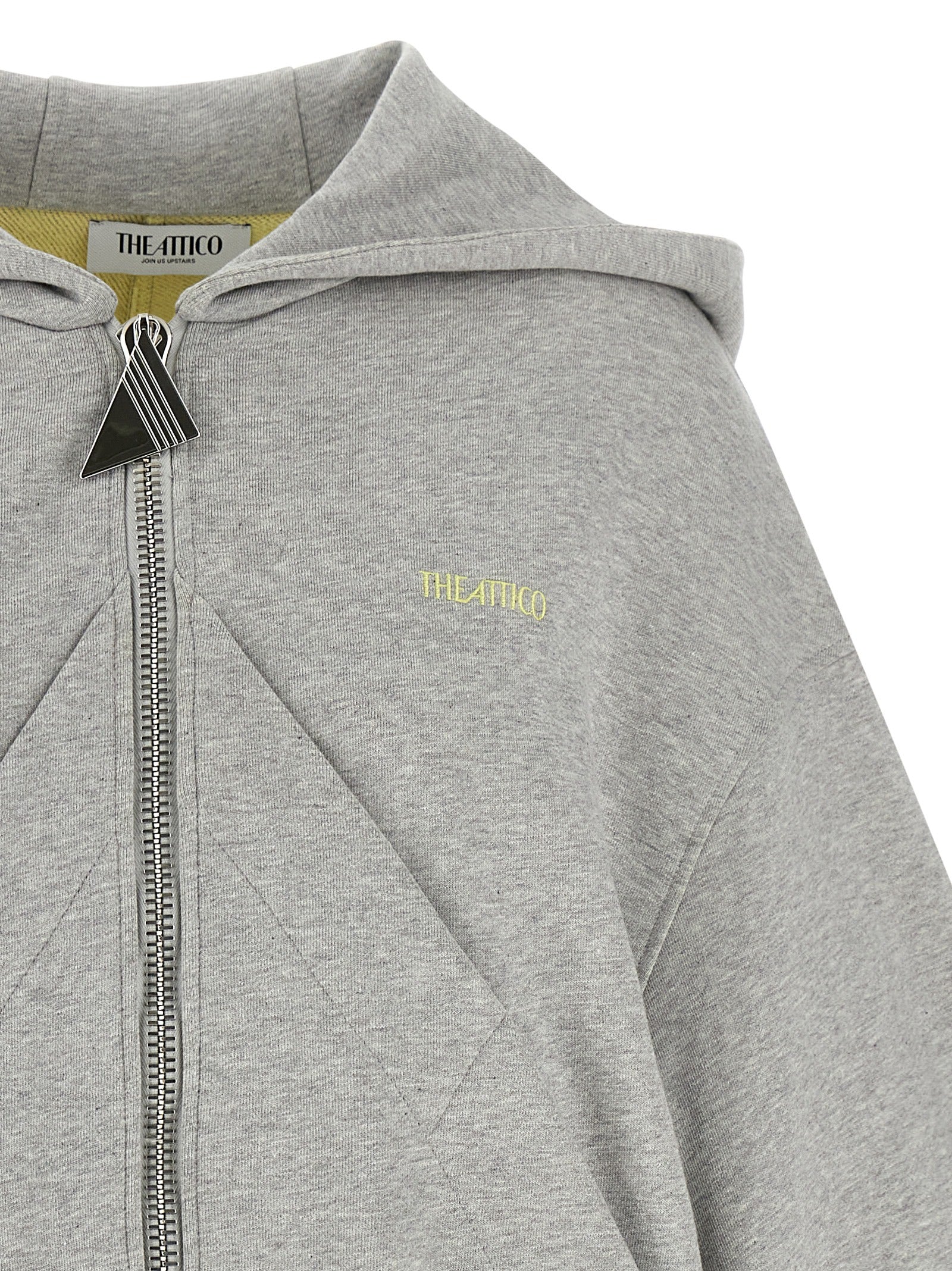 The Attico Gray Cotton Women's Sweatshirt