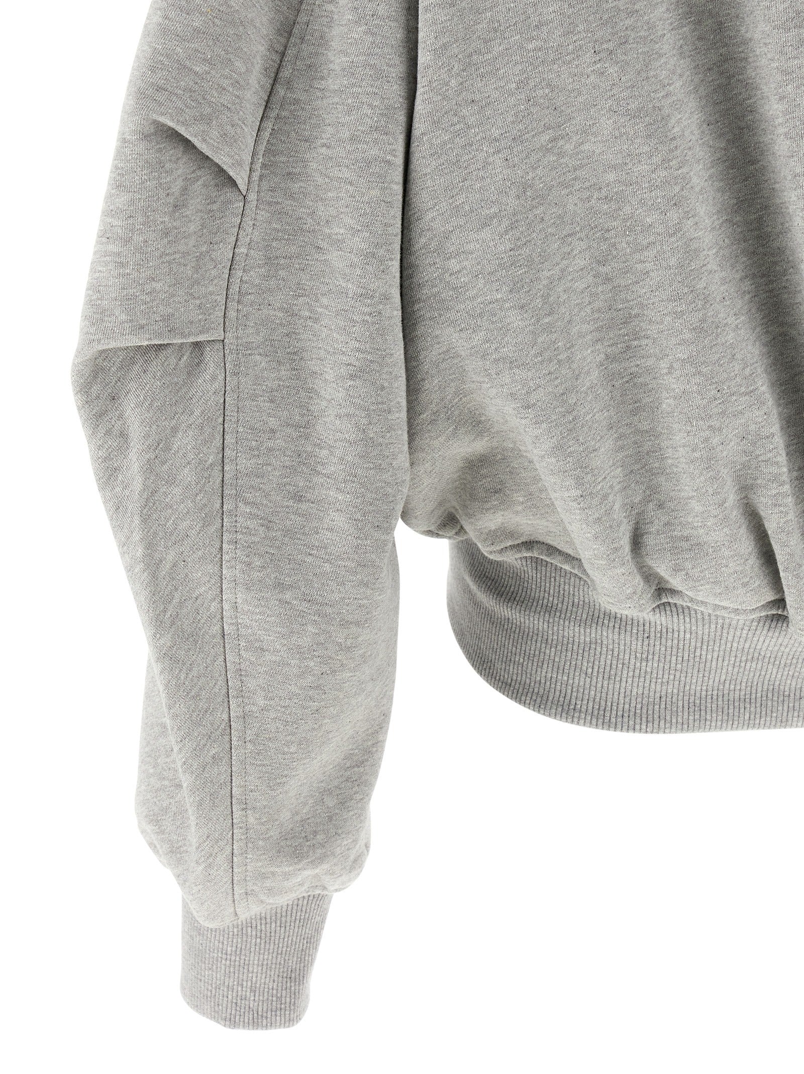 The Attico Gray Cotton Women's Sweatshirt