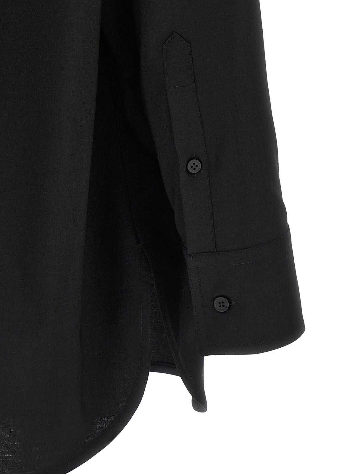 MM6 Maison Margiela Black Polyester Men's Blouse
