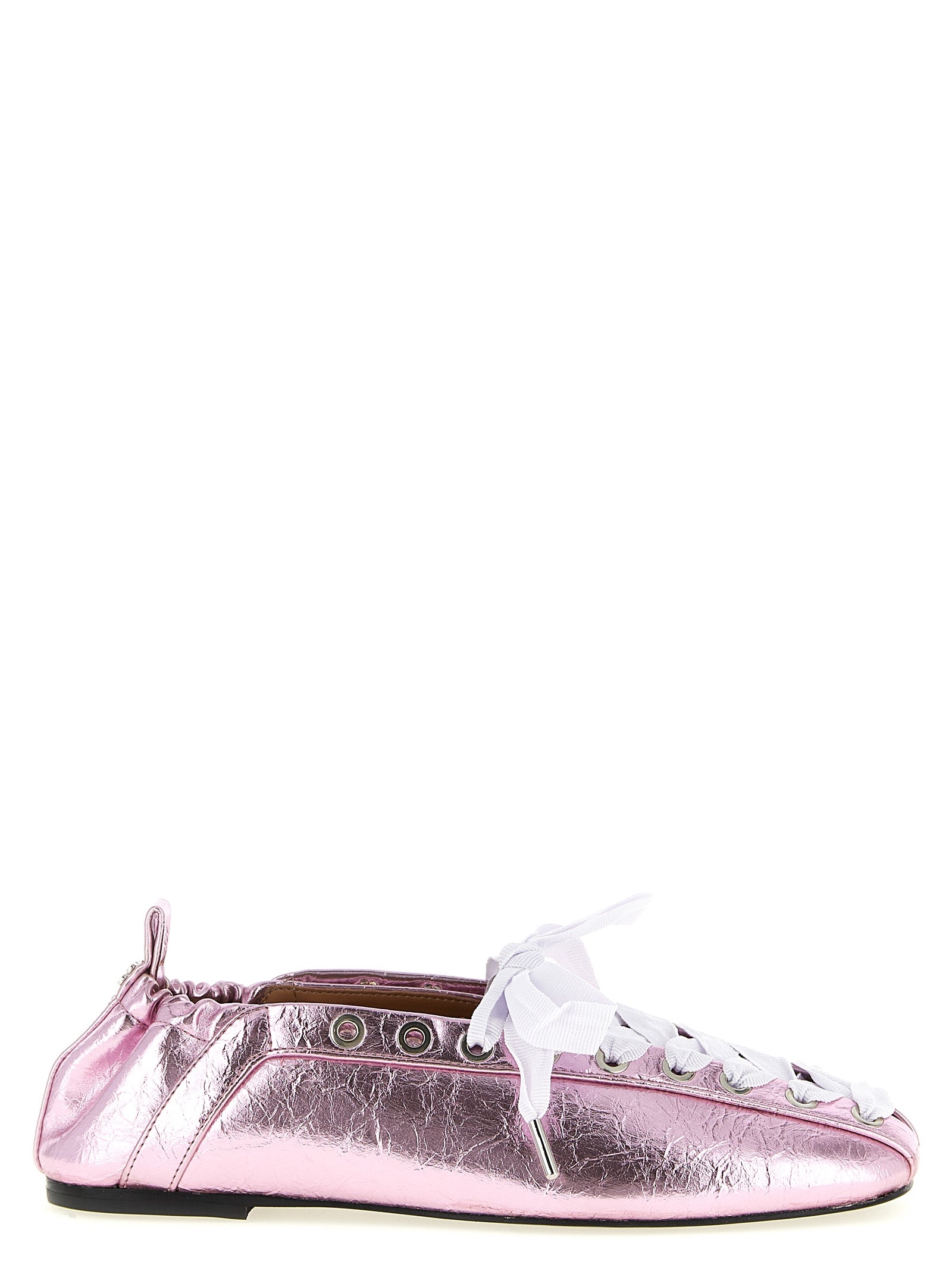 Ganni Multicolor Polyethylene Ballet Women's Flats