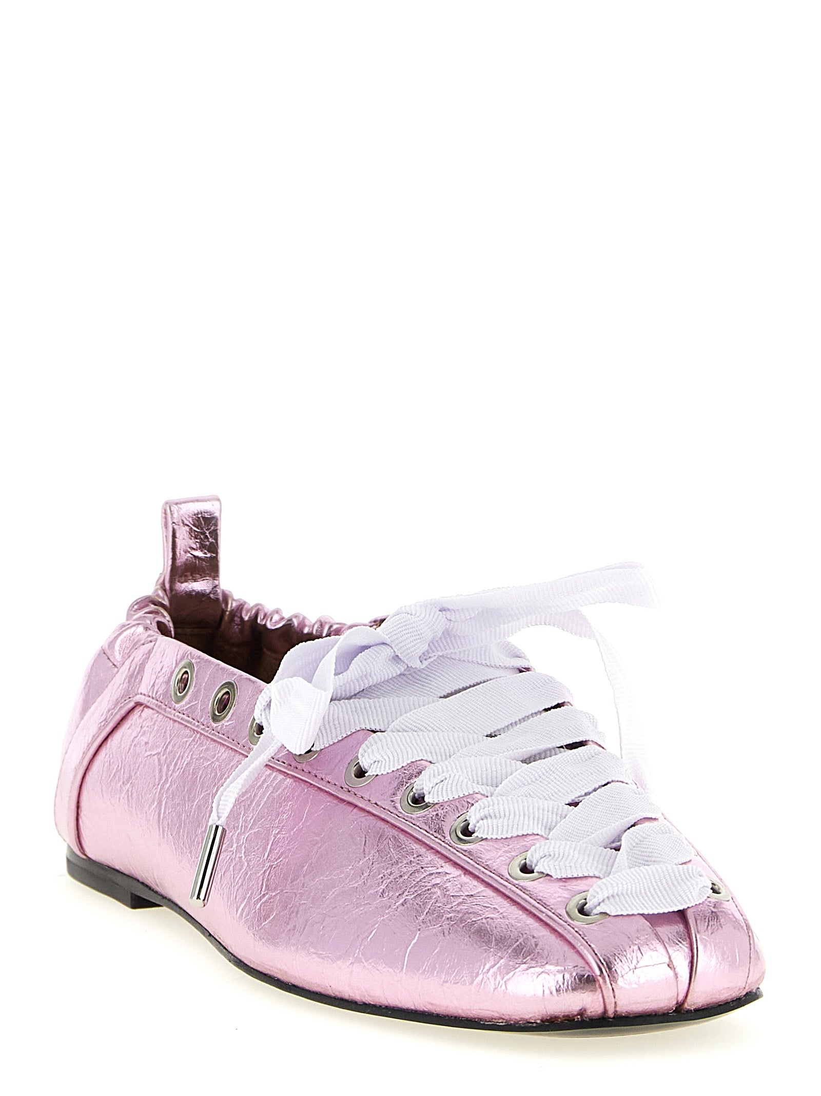 Ganni Multicolor Polyethylene Ballet Women's Flats