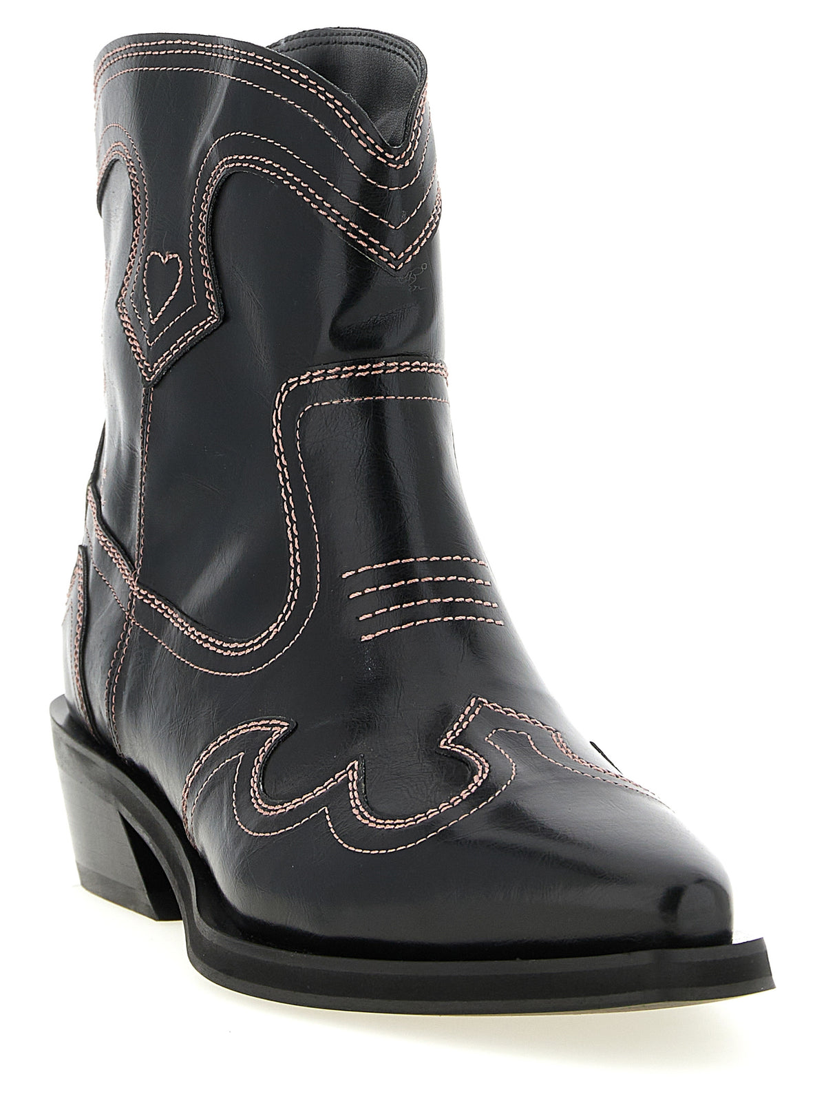Ganni Black Polyethylene Chelsea Women's Boots