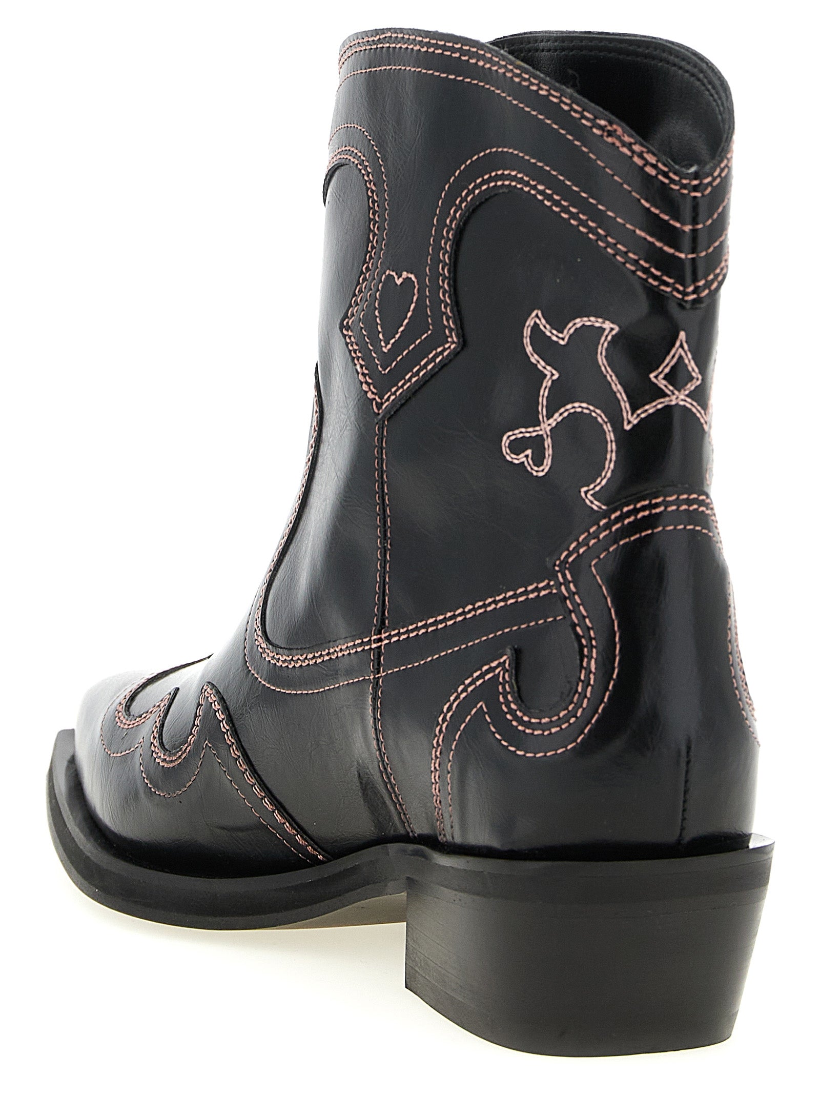 Ganni Black Polyethylene Chelsea Women's Boots