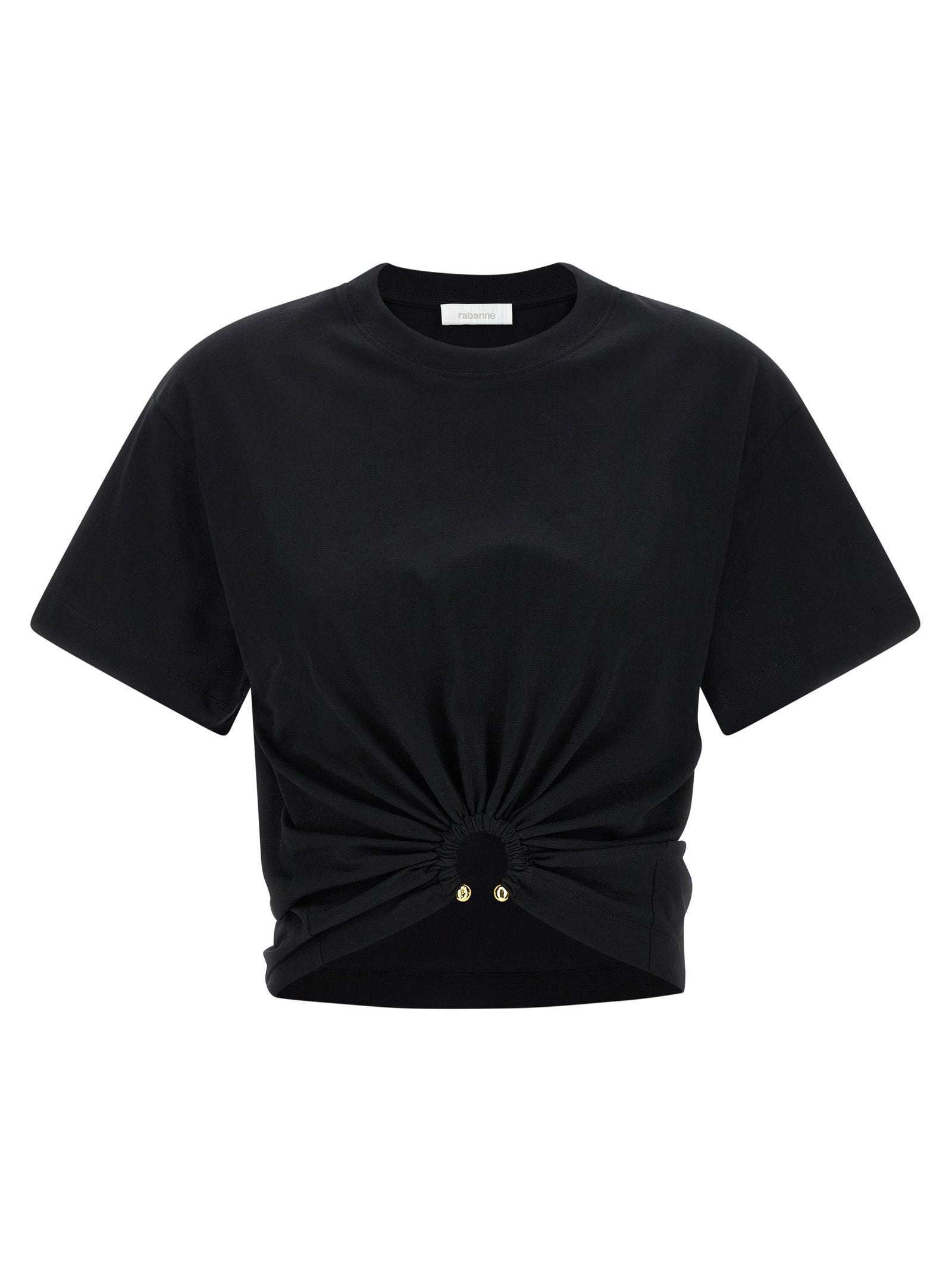 Paco Rabanne Black Cotton Women's T-Shirt