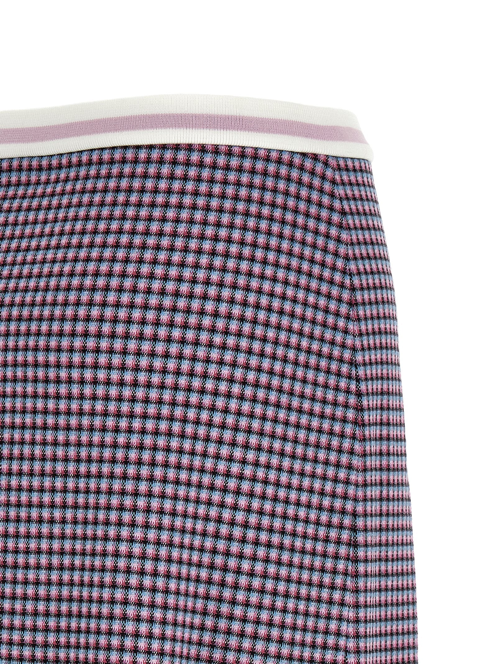 Marni Purple Viscose Long Women's Skirt