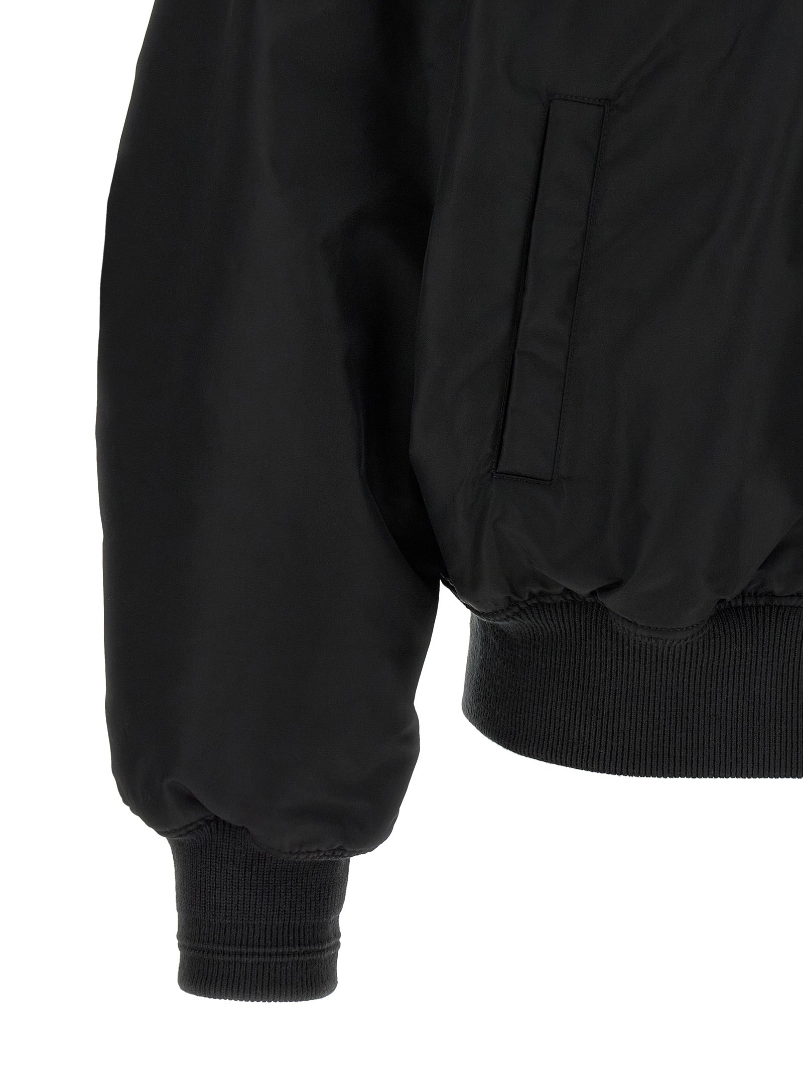 Diesel Black Polyamide Men's Bomber