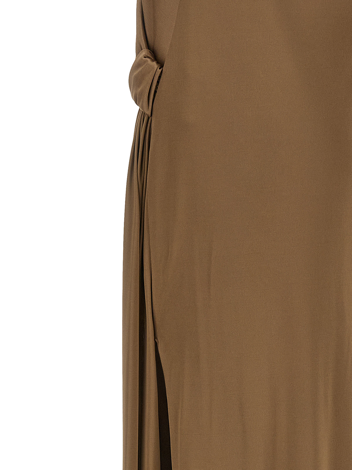 Elisabetta Franchi Beige Viscose Long Women's Dress