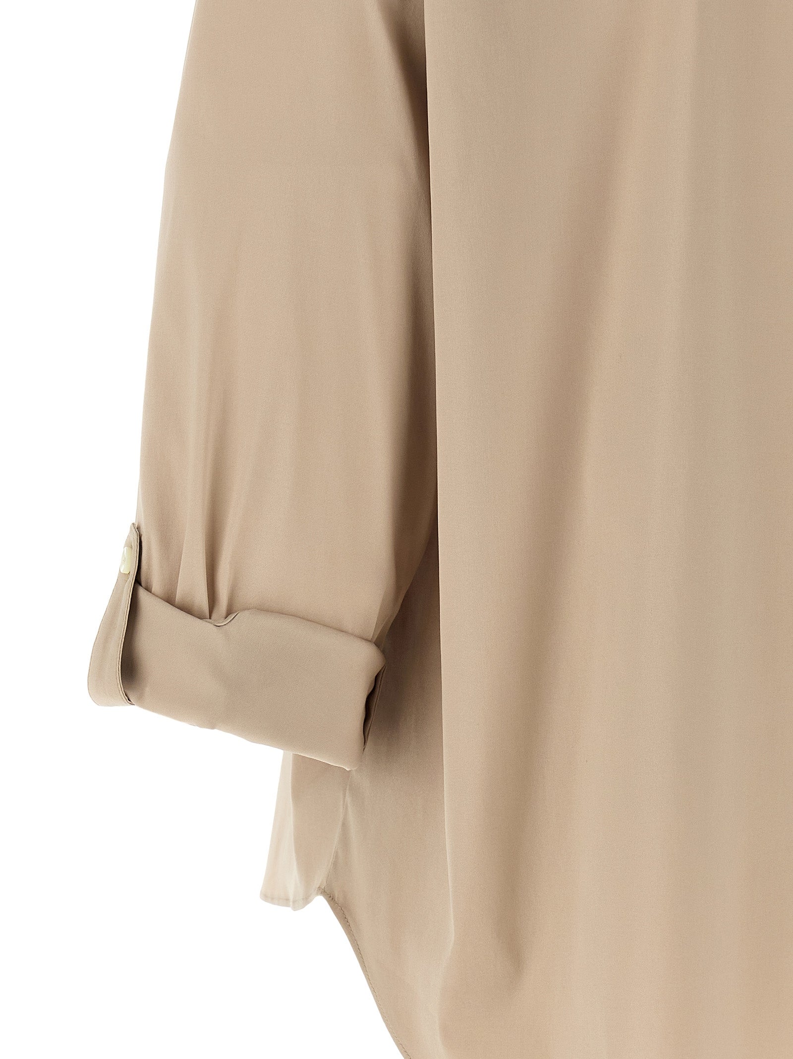 Brunello Cucinelli Beige Cotton Women's Blouse