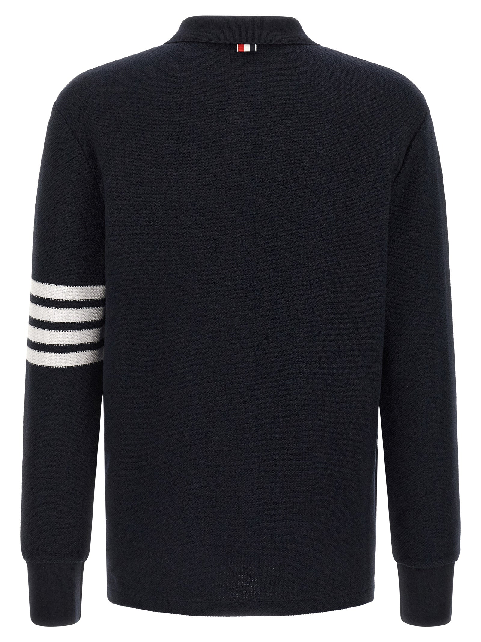 Thom Browne Blue Cotton Polo Men's Shirt