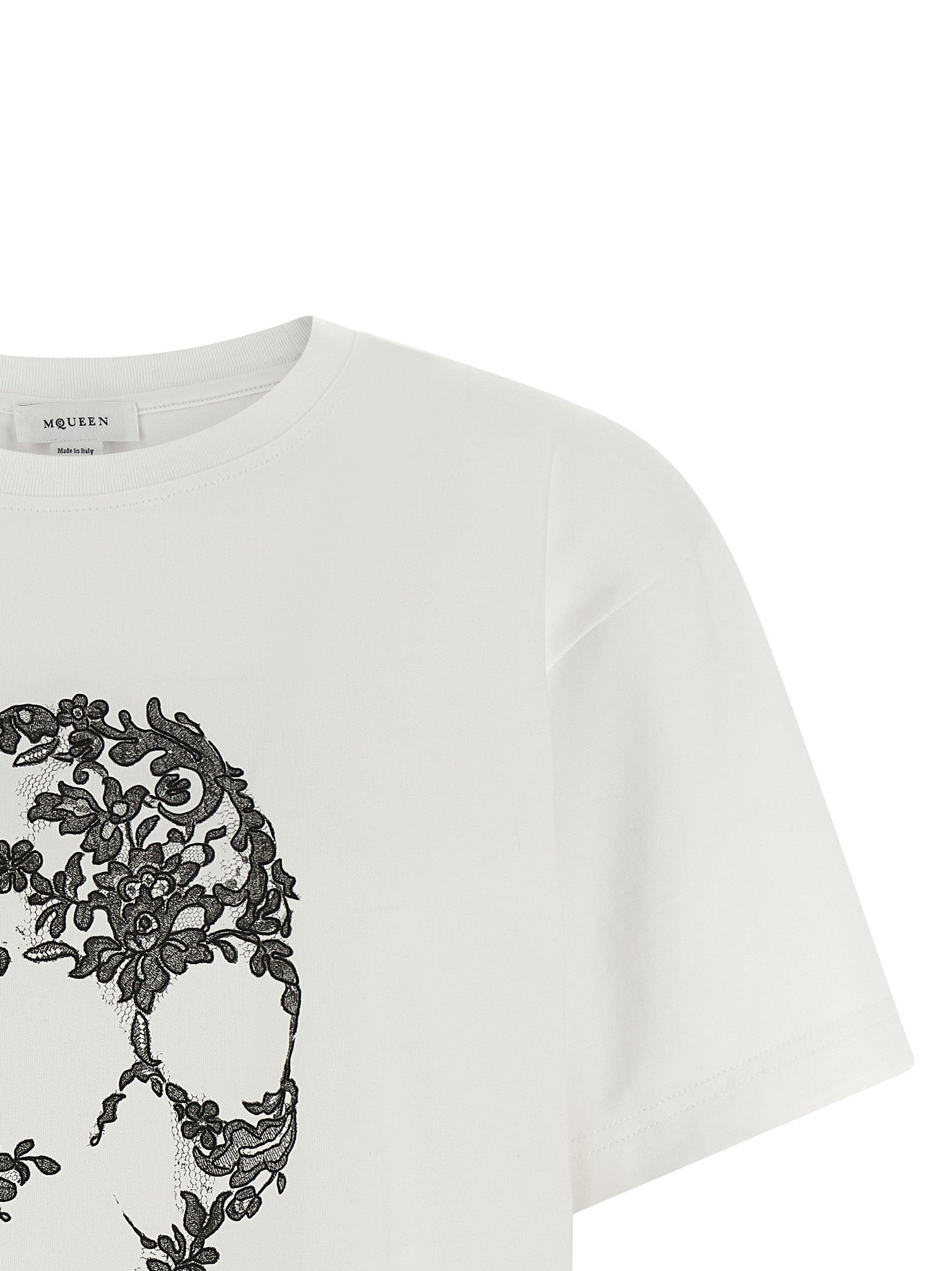 Alexander McQueen Bicolor Cotton Women's T-Shirt