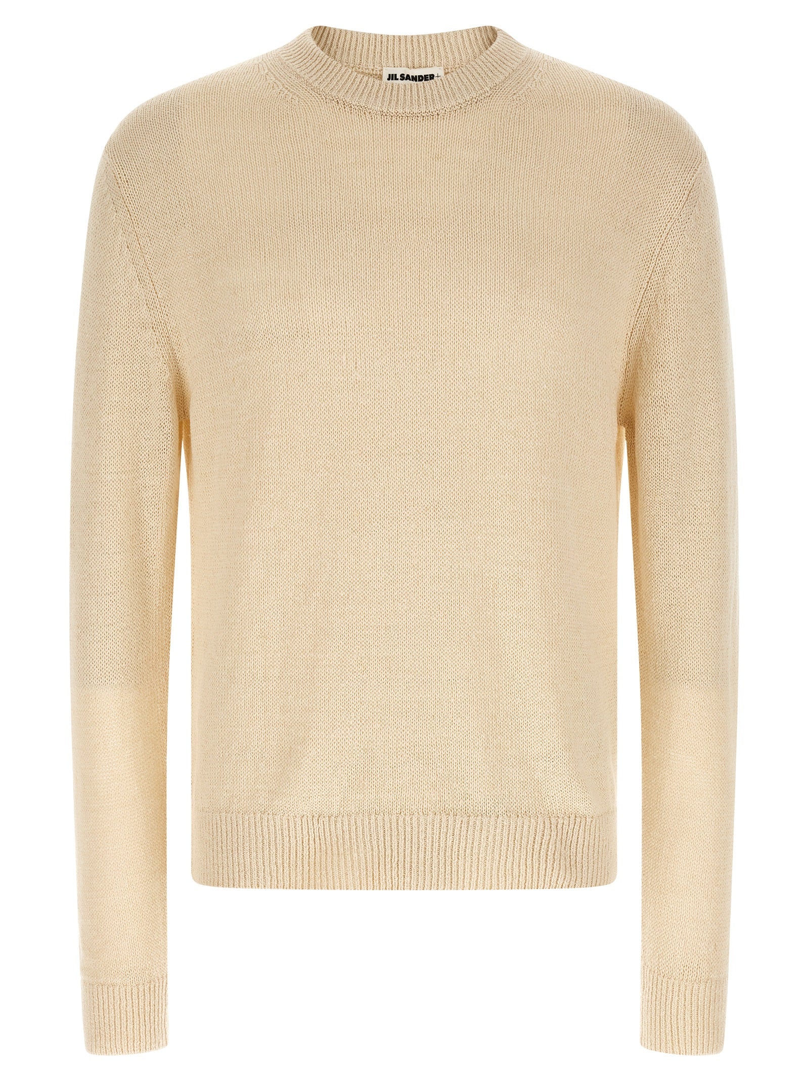 Jil Sander Beige Hemp Men's Cardigan