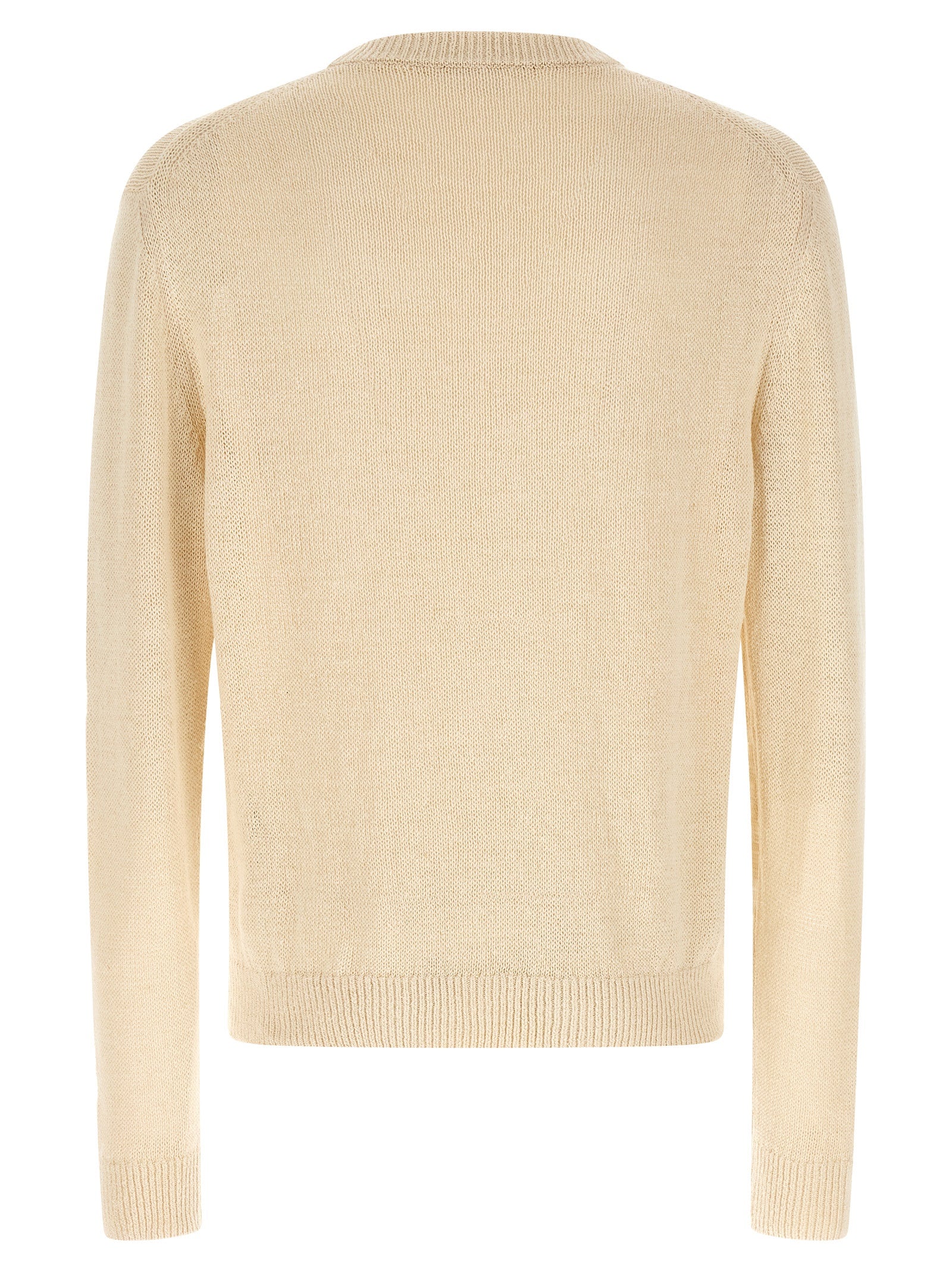 Jil Sander Beige Hemp Men's Cardigan