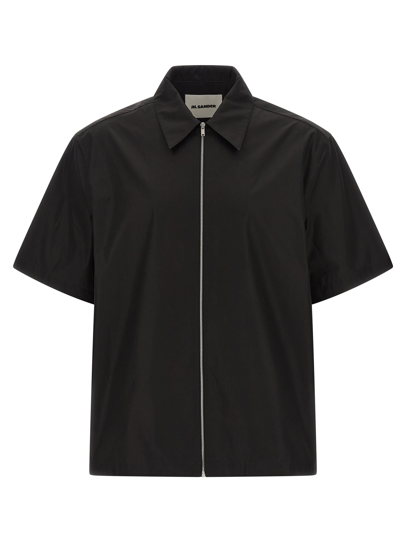 Jil Sander Black Cotton Men's Blouse