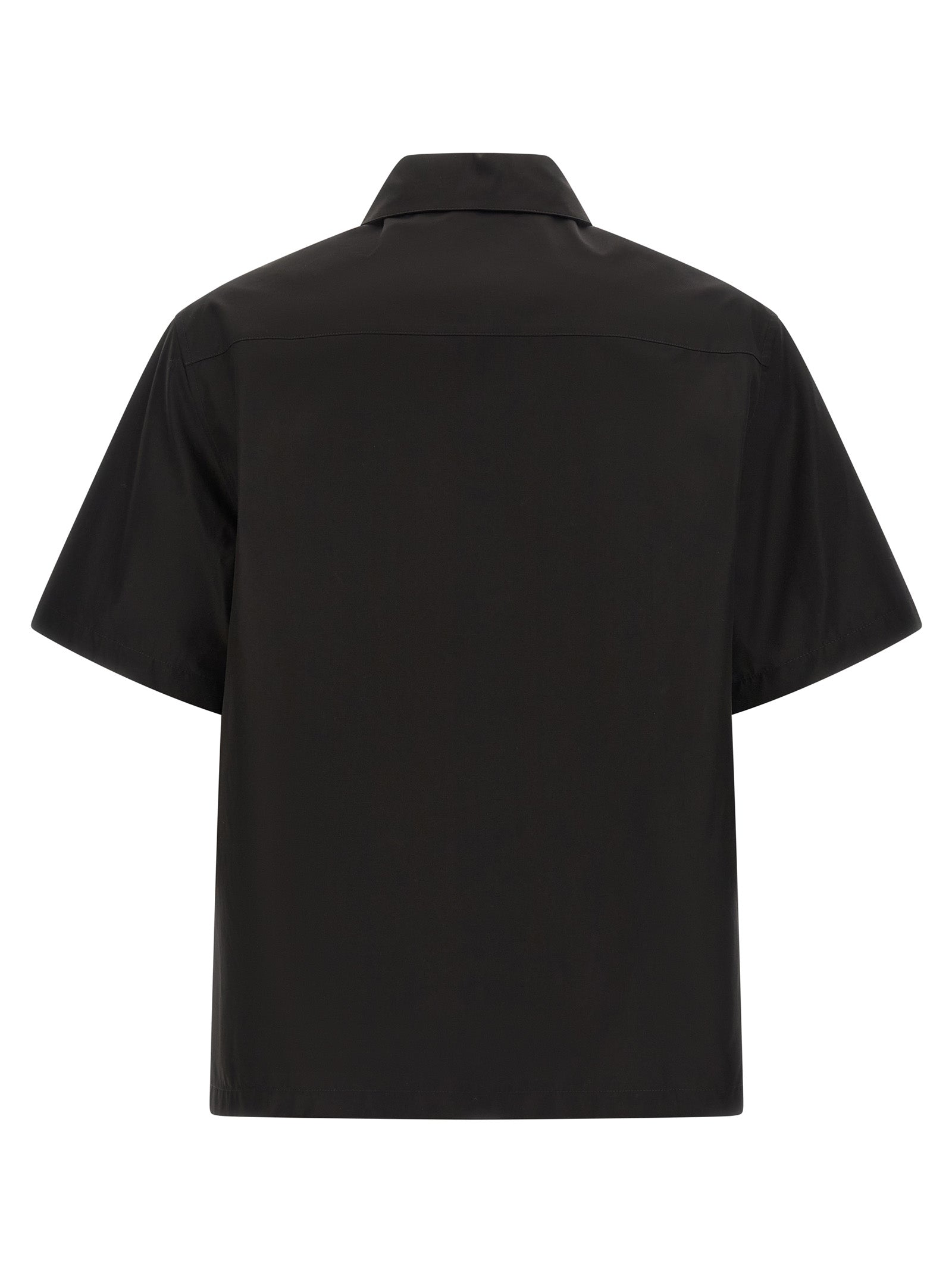 Jil Sander Black Cotton Men's Blouse