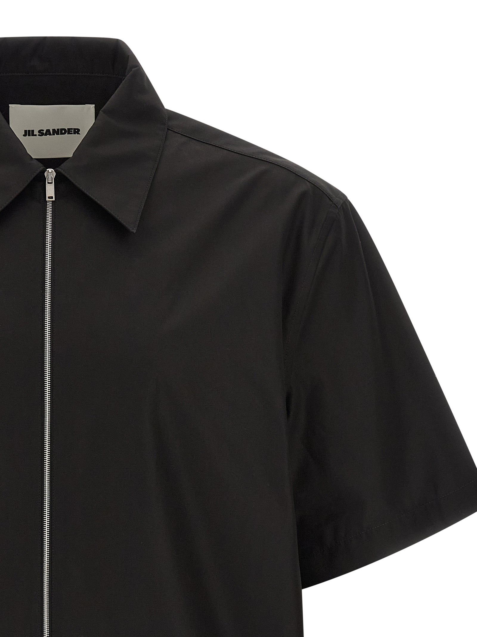Jil Sander Black Cotton Men's Blouse