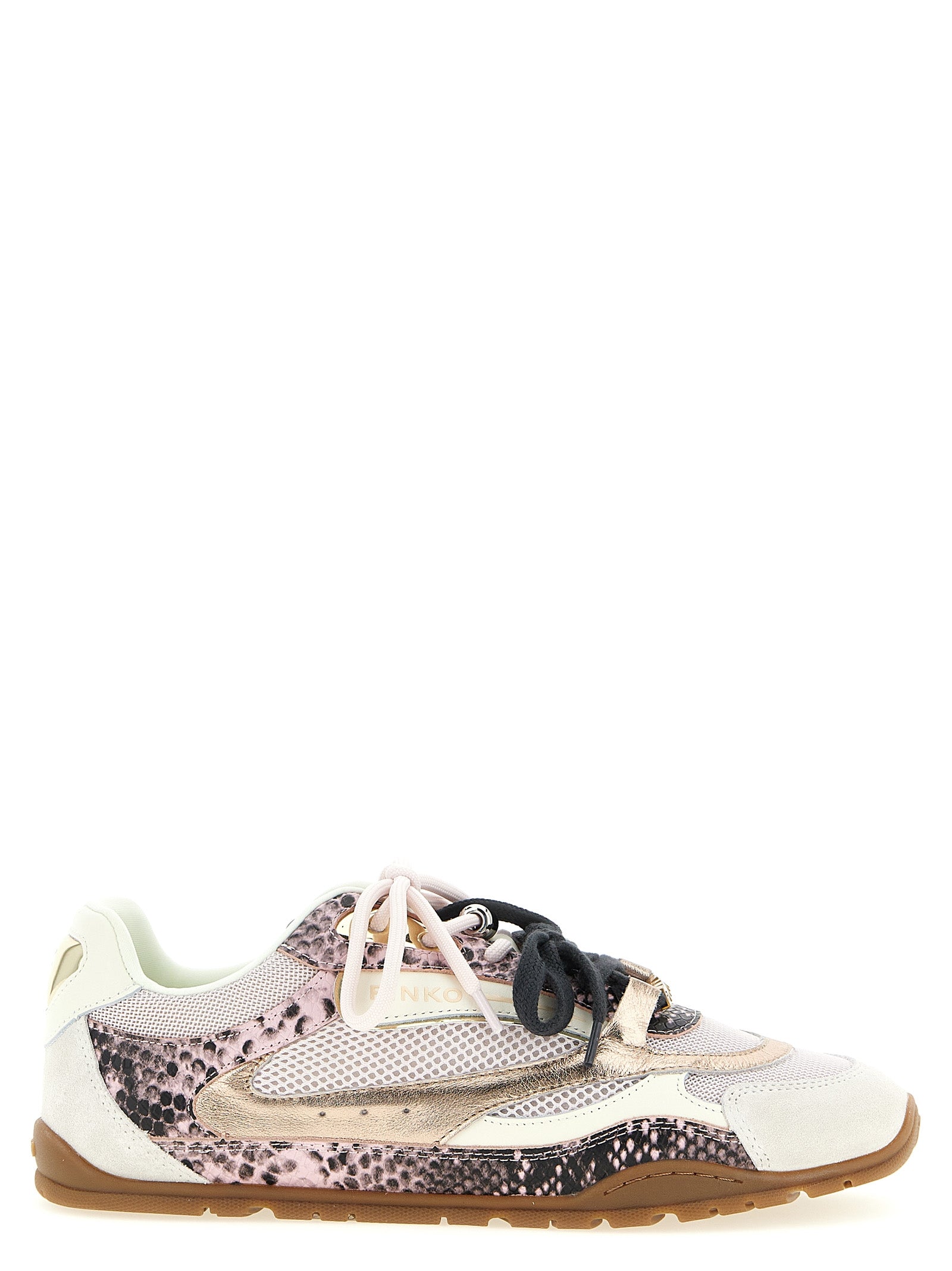 PINKO Multicolor Leather Low Top Women's Sneakers